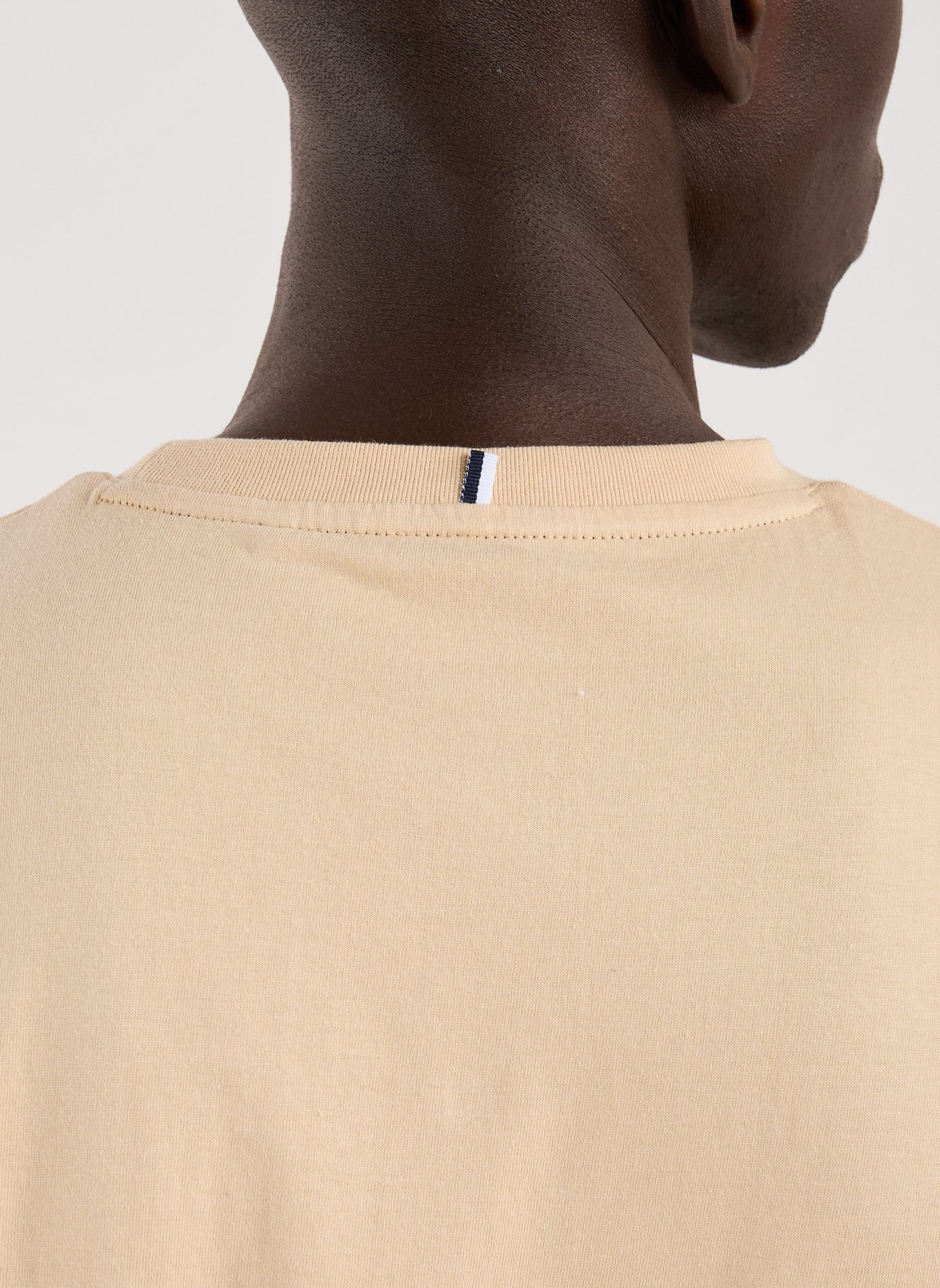 Classic Cotton T-Shirt FAGUO Beige