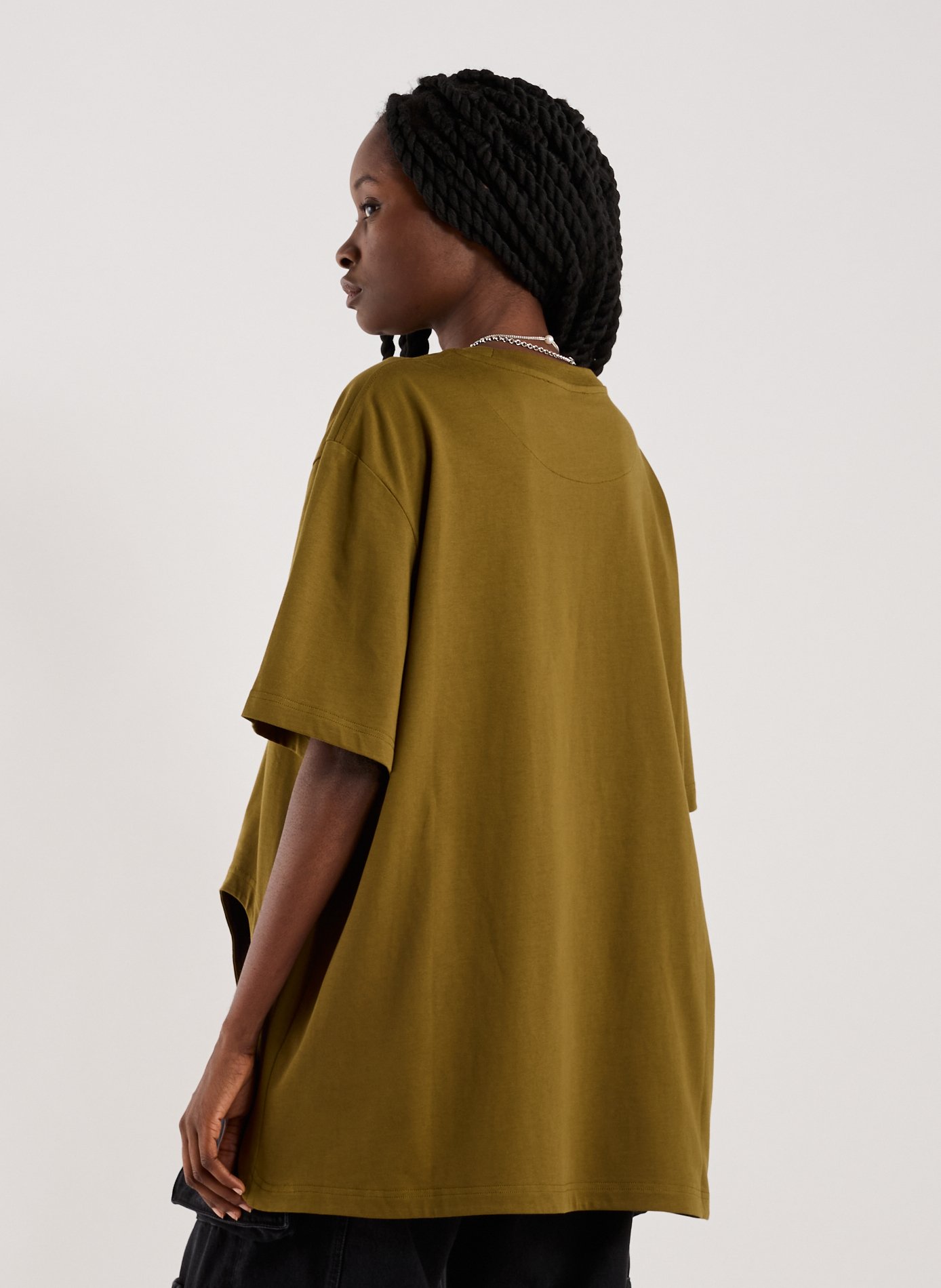 Classic Cotton T-Shirt THE ATTICO Green