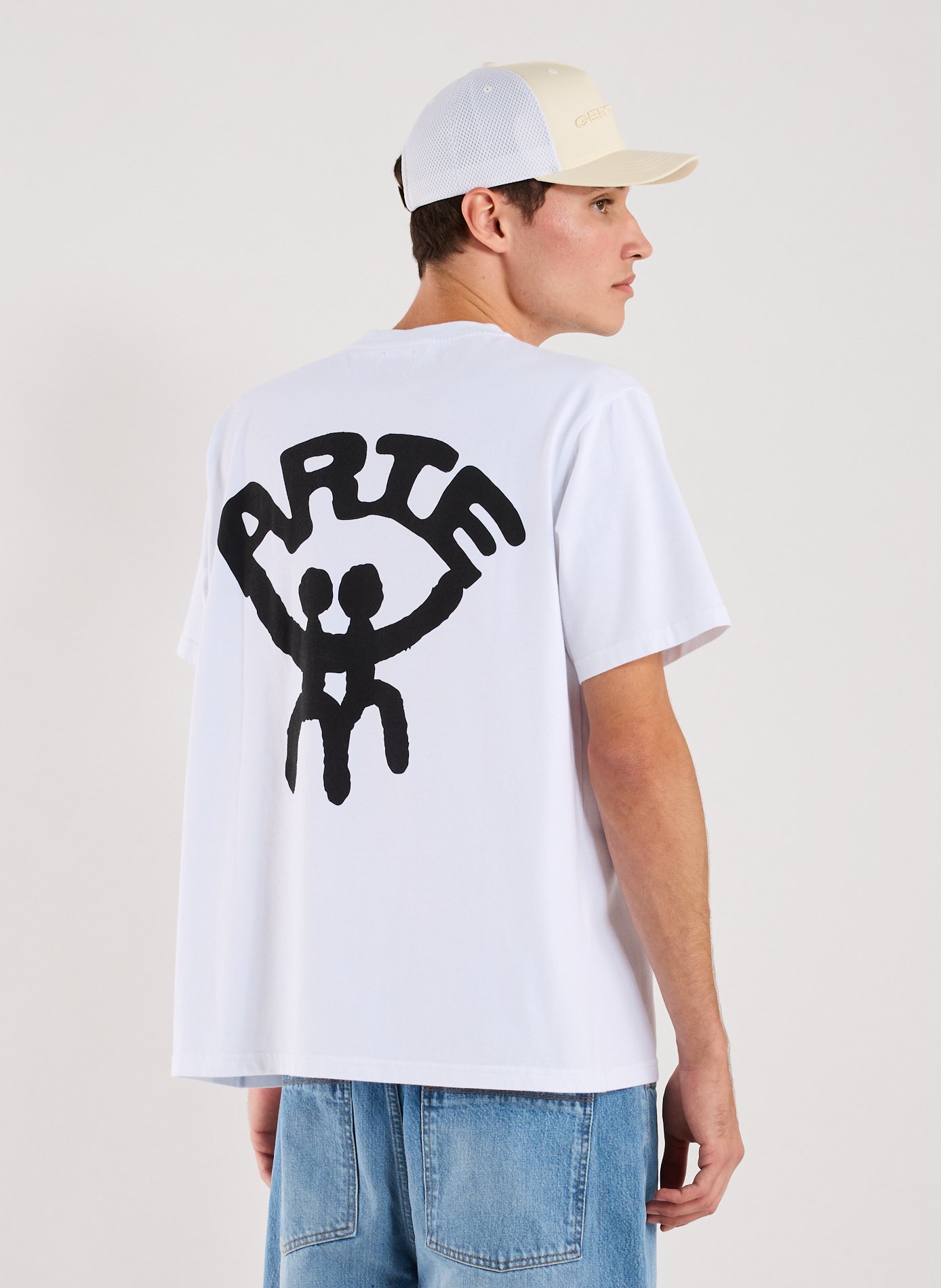 Benja mesh knit cap GERTRUDE ET GASTON White