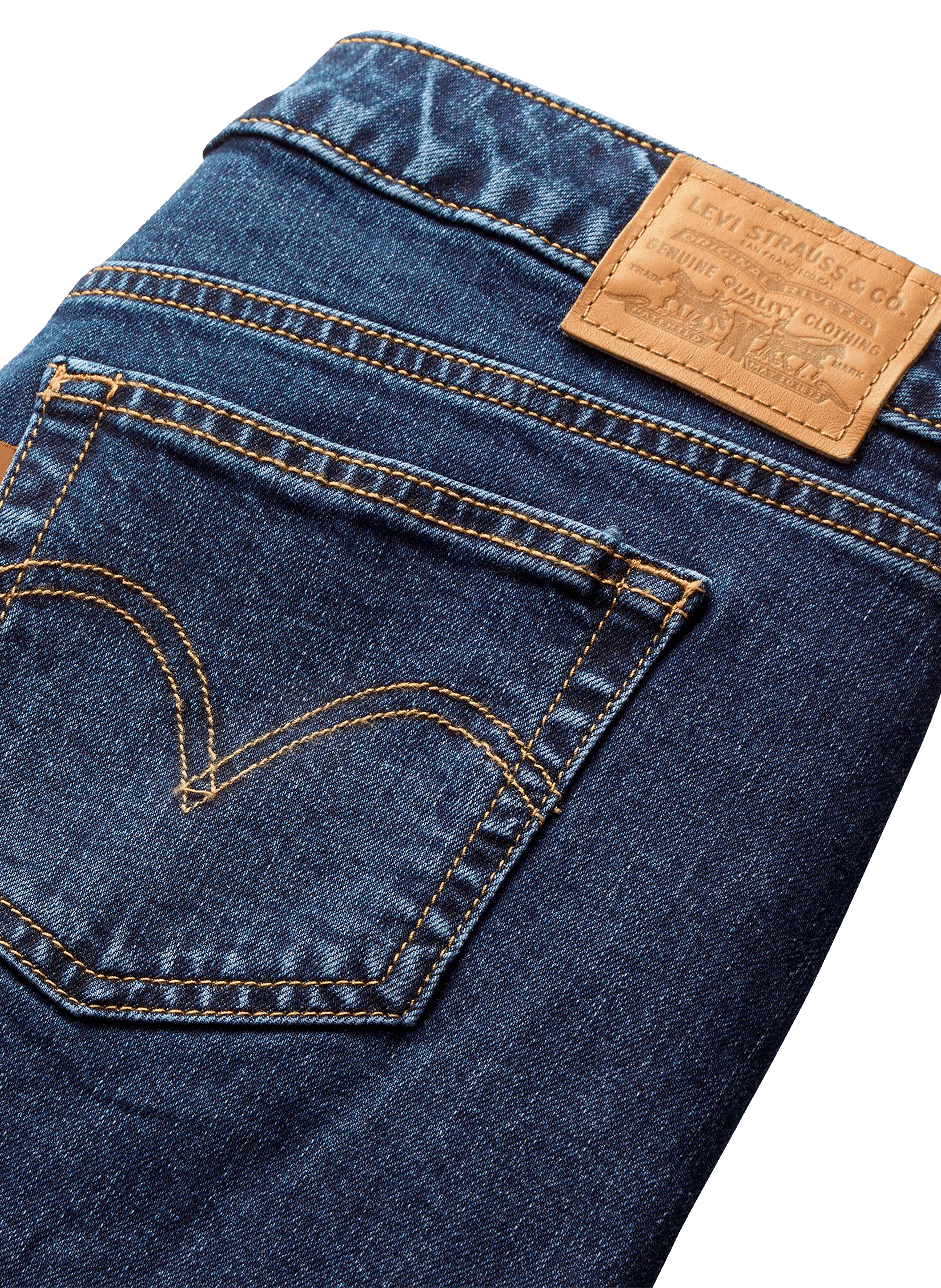 Jupe en jean courte LEVI'S Bleu