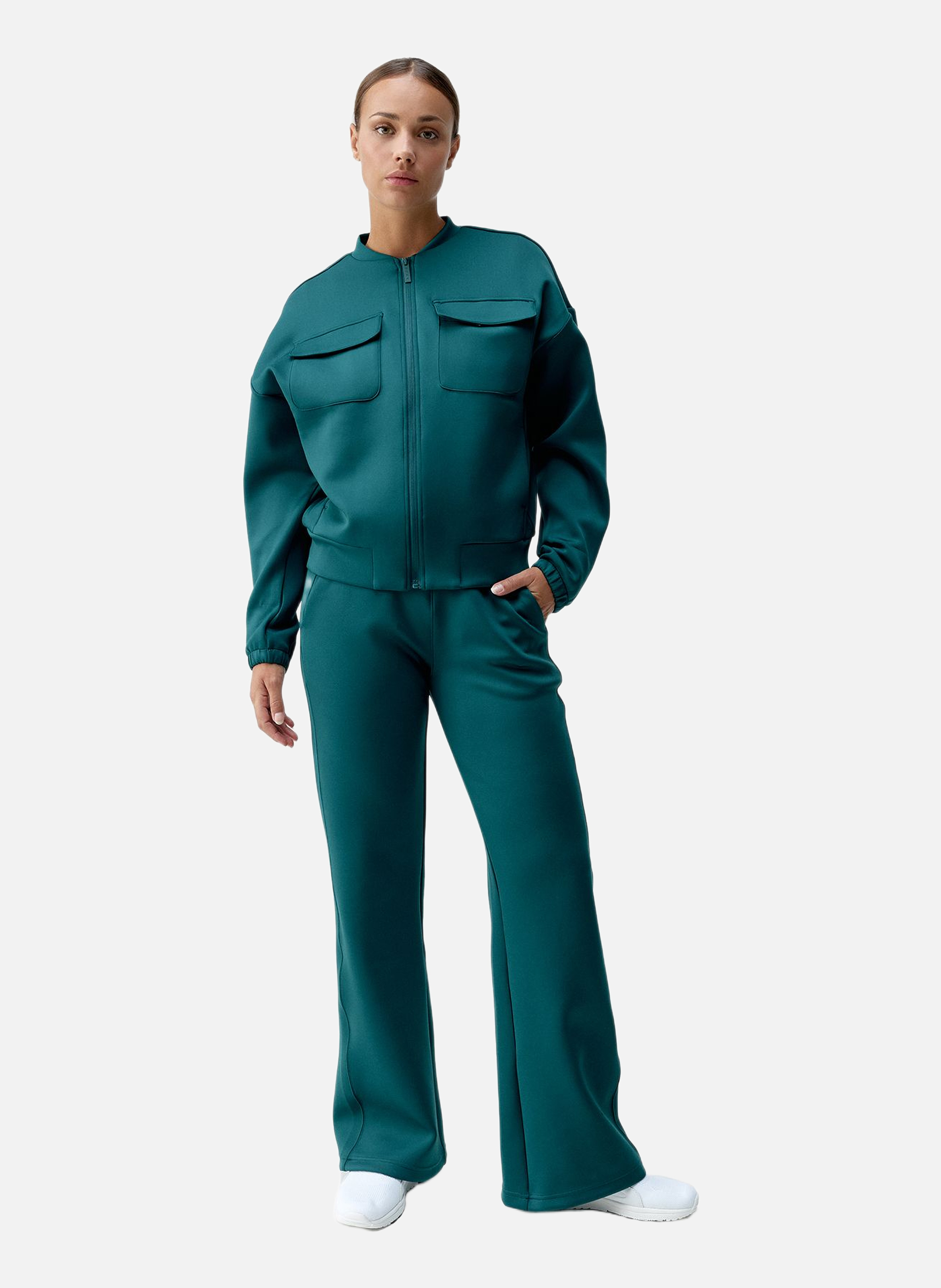 Veste de sport zippée performance athleisure graft BORN LIVING YOGA Vert