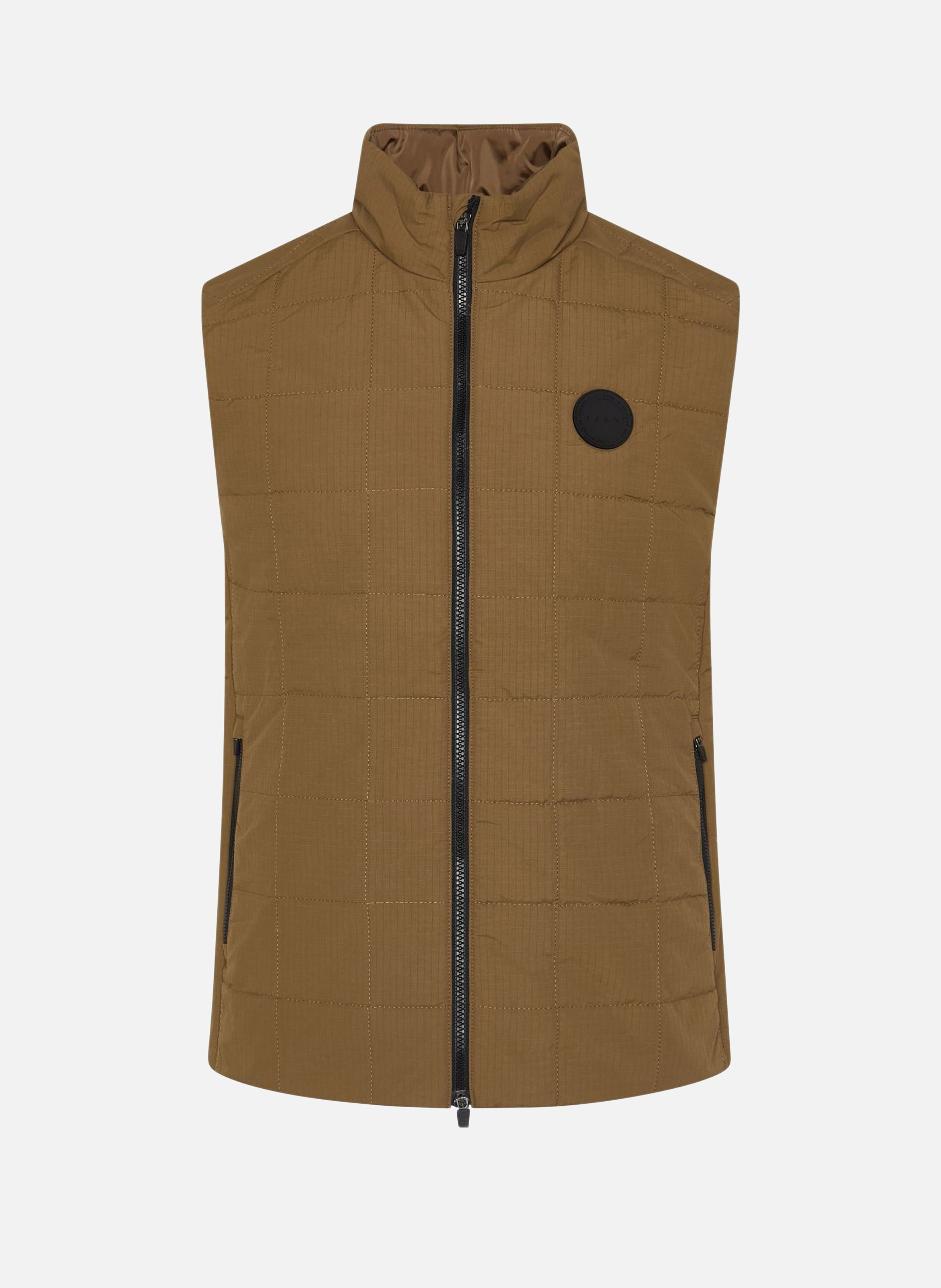 BORN LIVING YOGA Veste de sport zippée performance athleisure merrit Marron