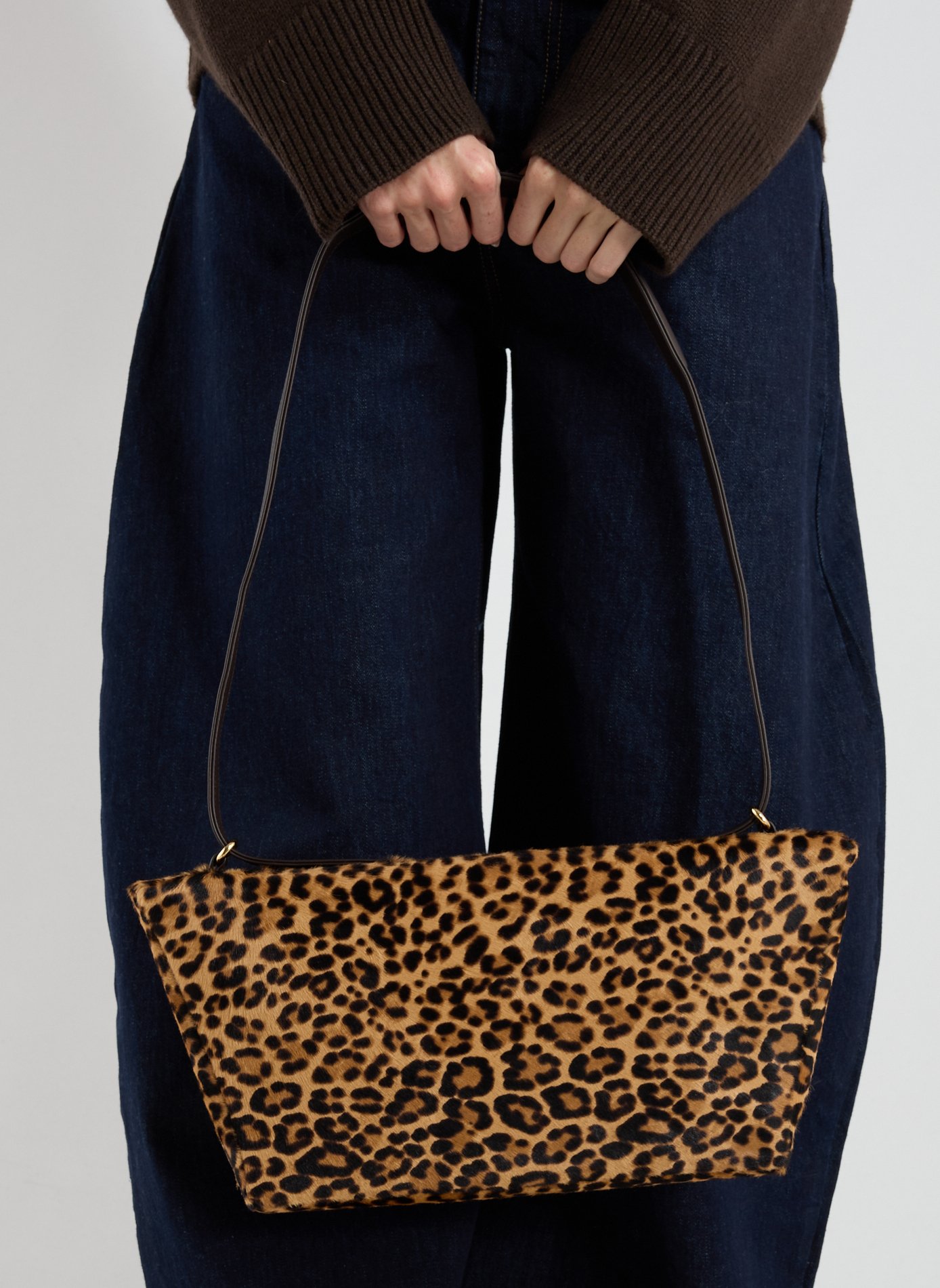 Leopard print leather handbag RODO Multicolour