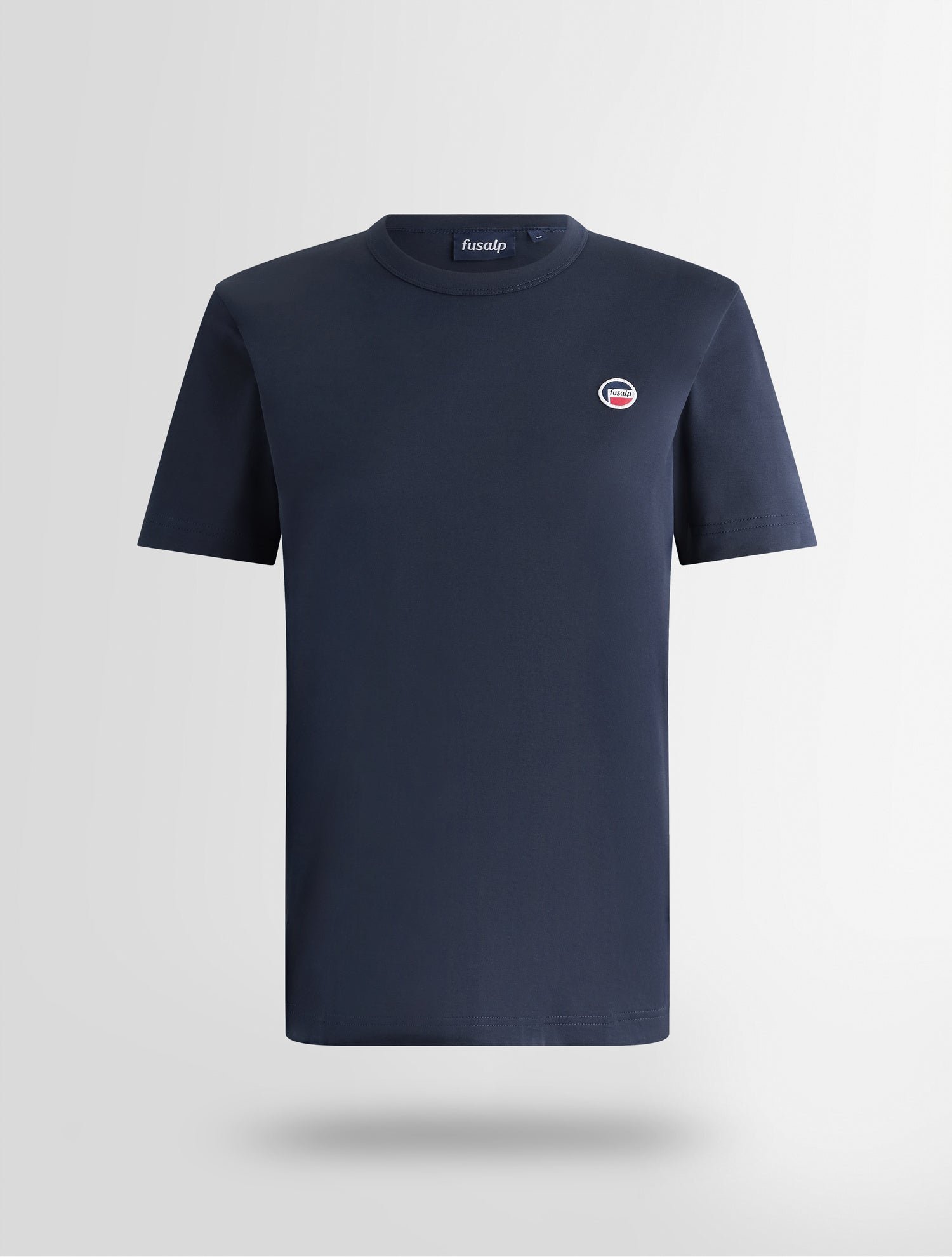 T-shirt manches courtes talixe col rond coupe regular FUSALP Bleu