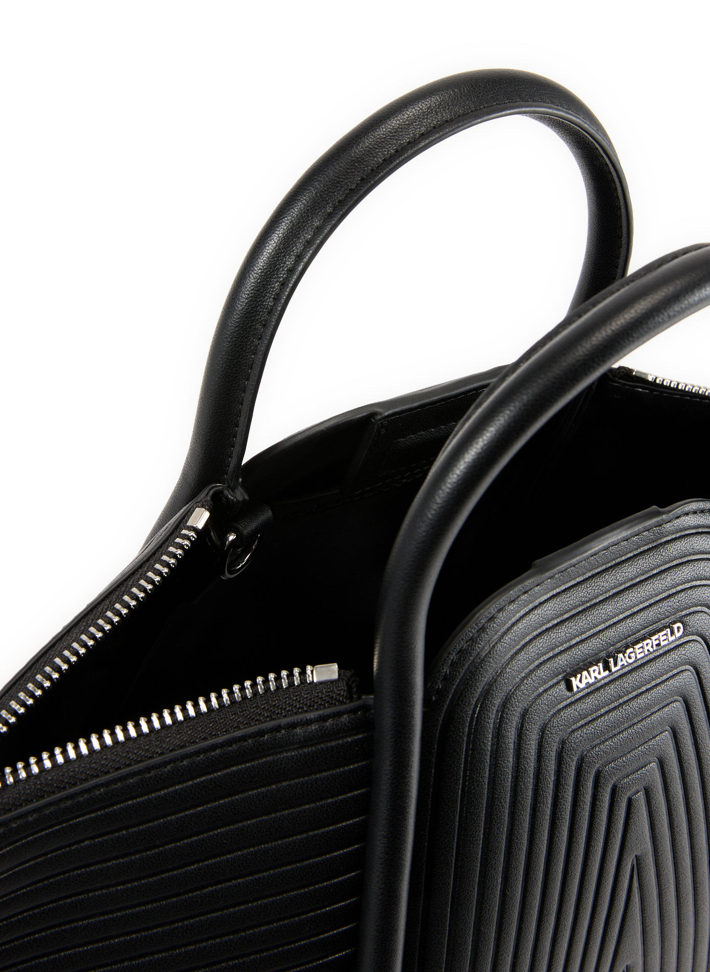 K/Wellen handbag KARL LAGERFELD Black