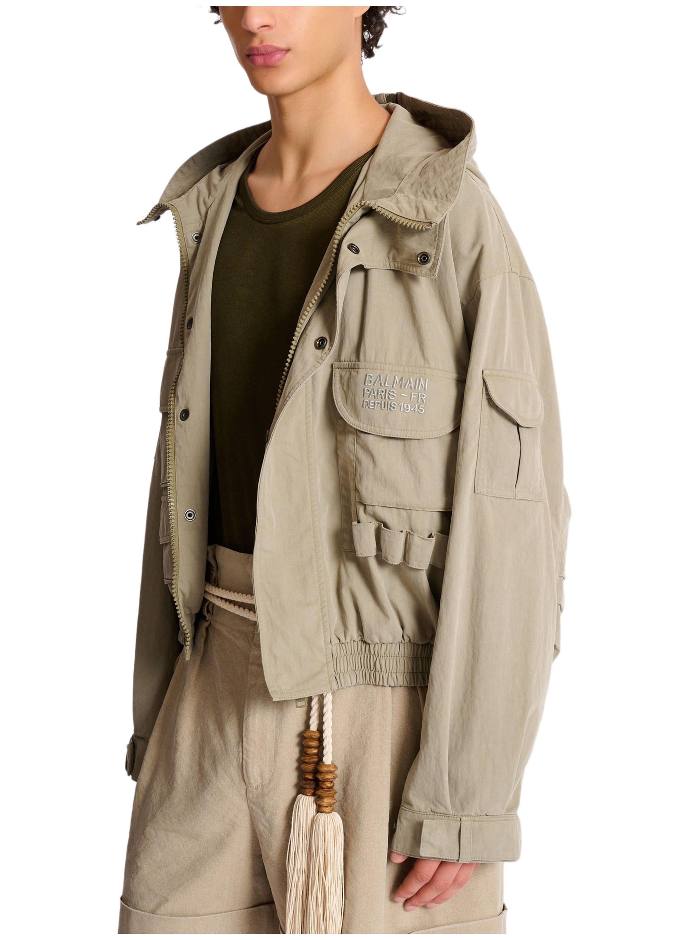 Veste cargo balmain stamp en coton vintage BALMAIN Vert