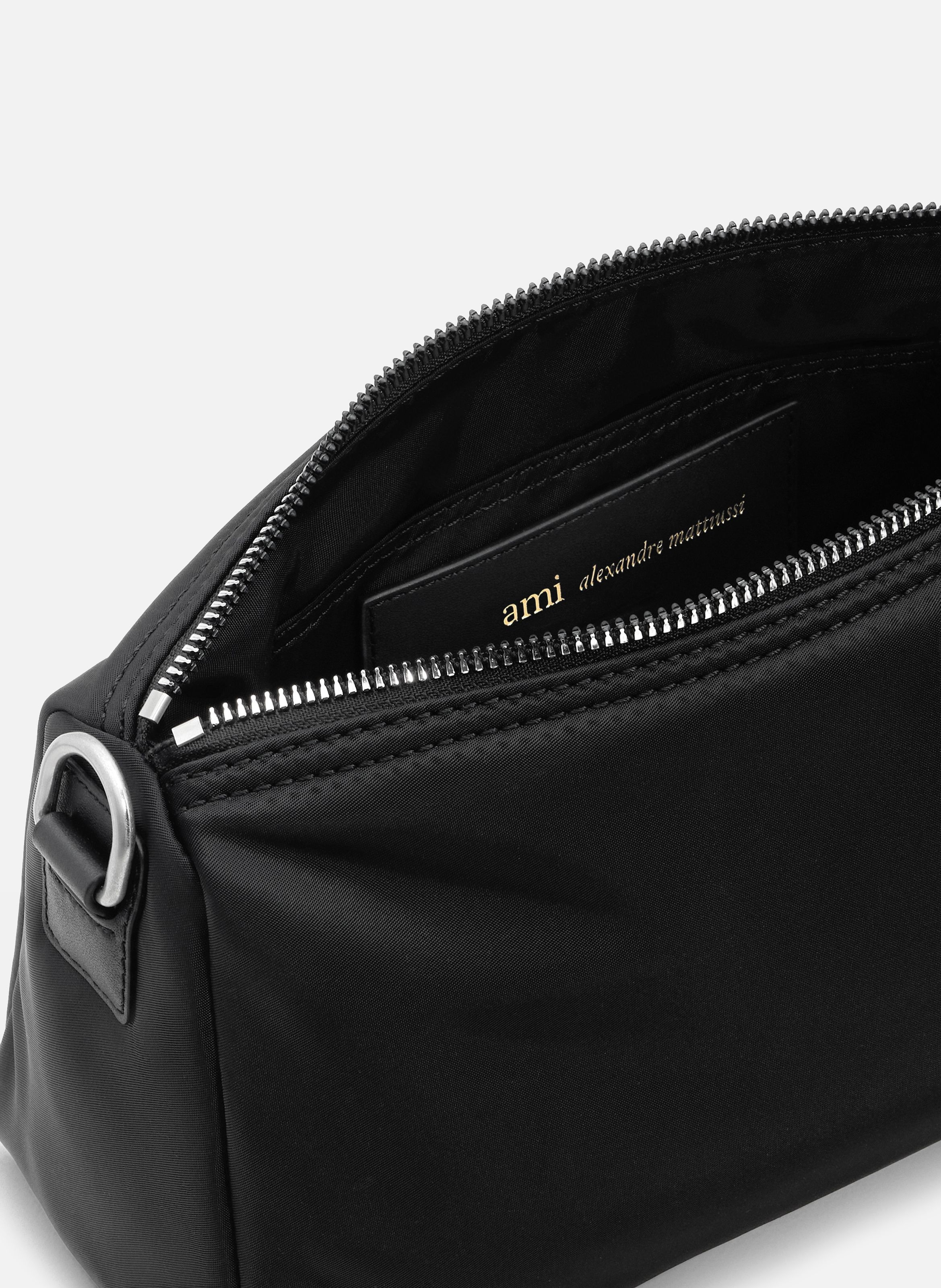 Sac Marcel En Nylon Ouatiné unisexe AMI PARIS Noir