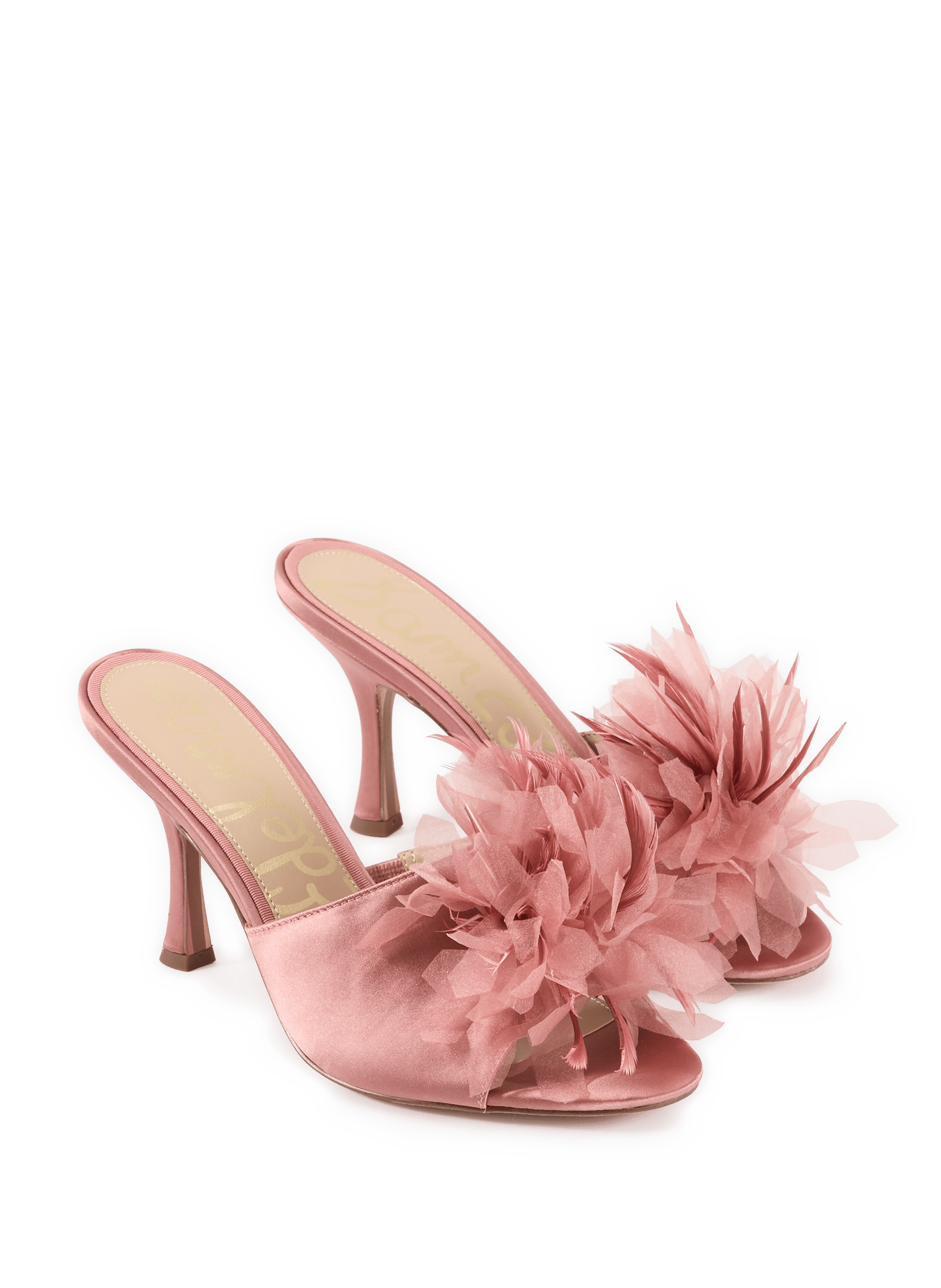 Sandales mules à talons ornées Jace SAM EDELMAN Rose