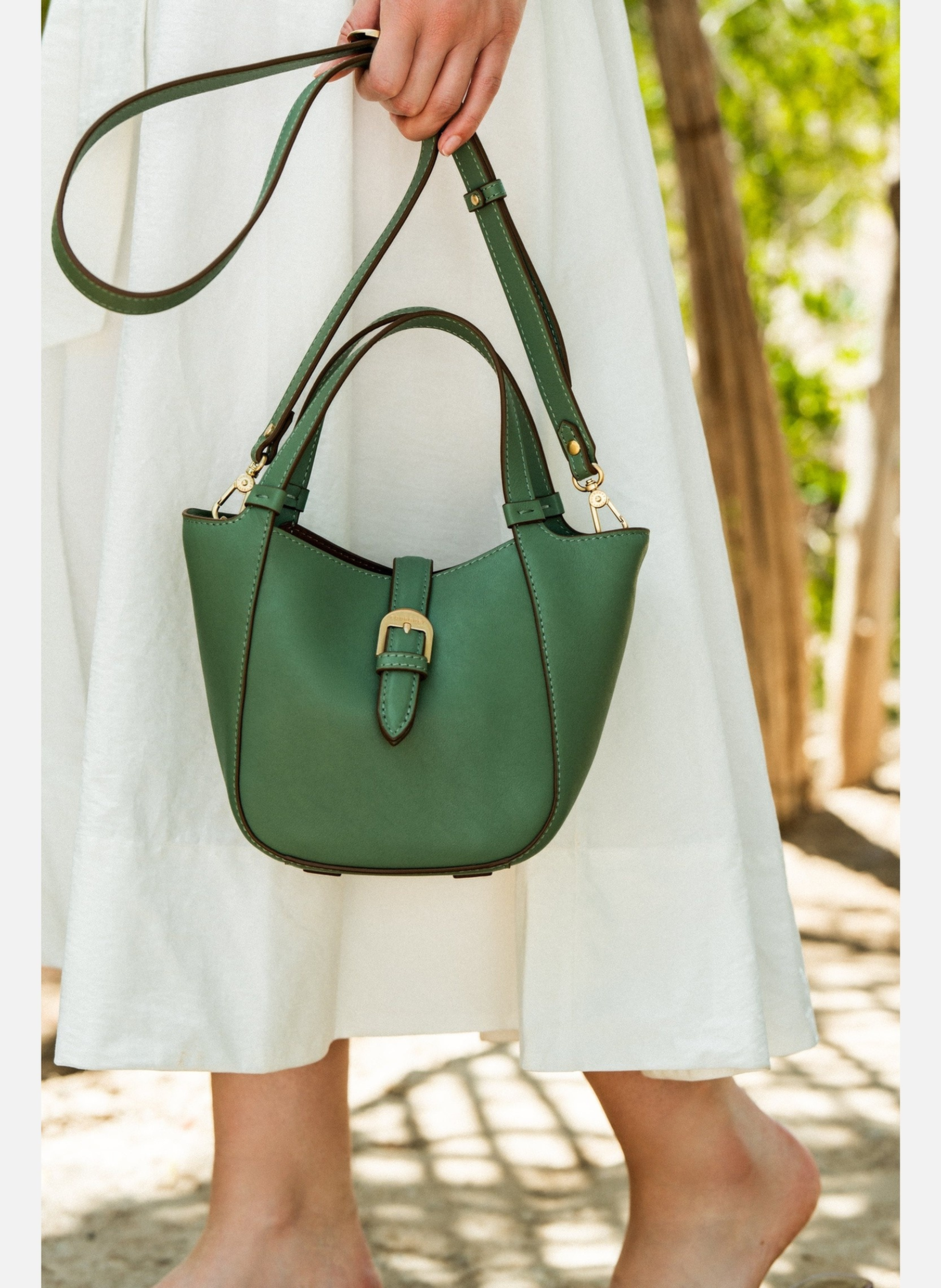 L'envolée | sac à main POURCHET Vert