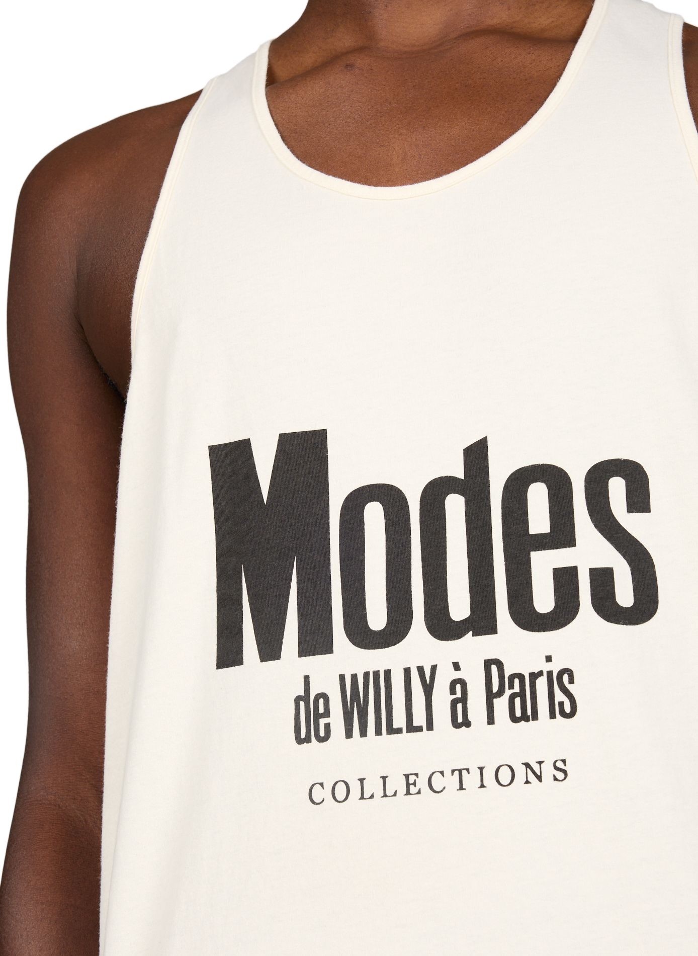 Débardeur Willy en coton WILLY CHAVARRIA Blanc