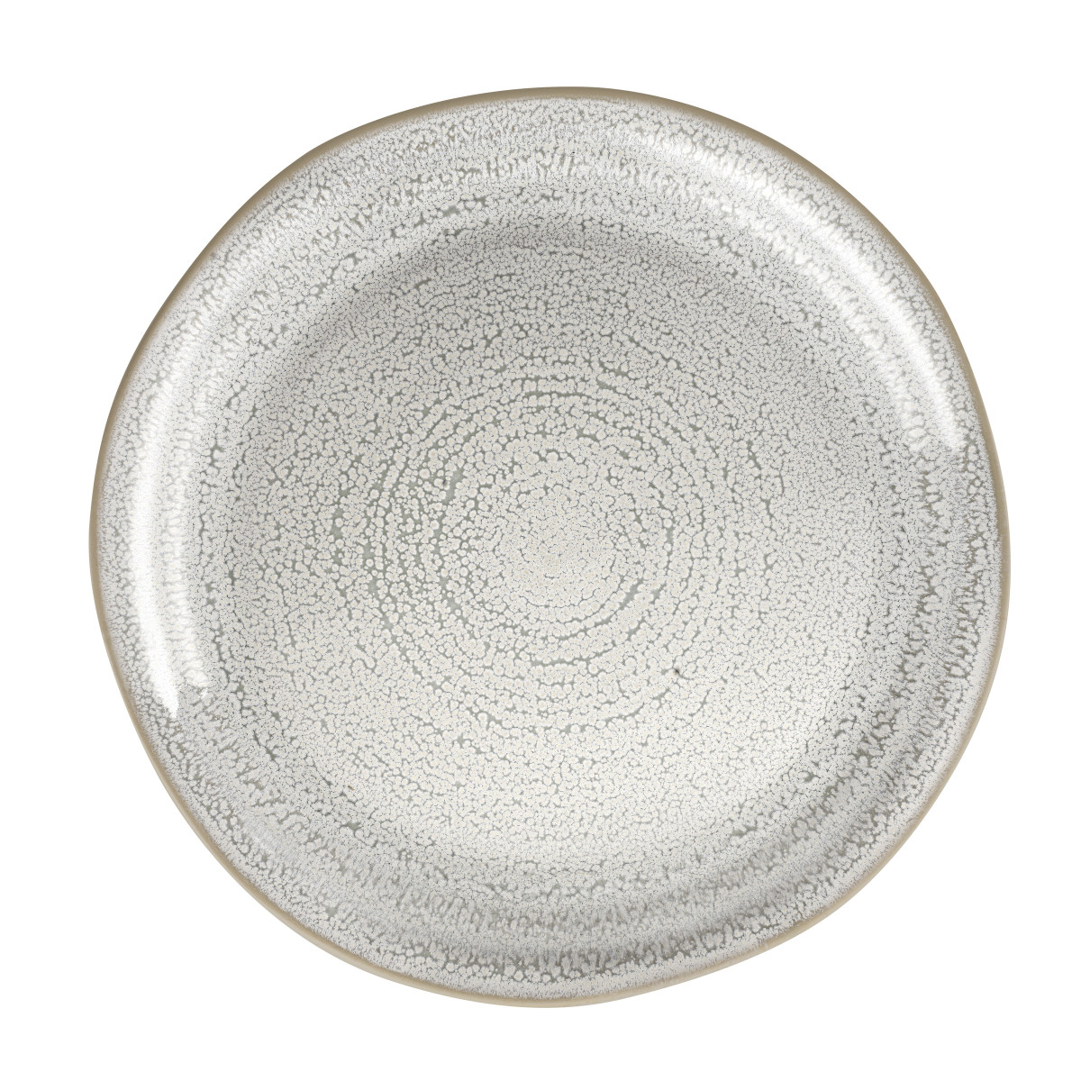 Atoll - assiette plate 27 cm (lot de 6) MEDARD DE NOBLAT Gris