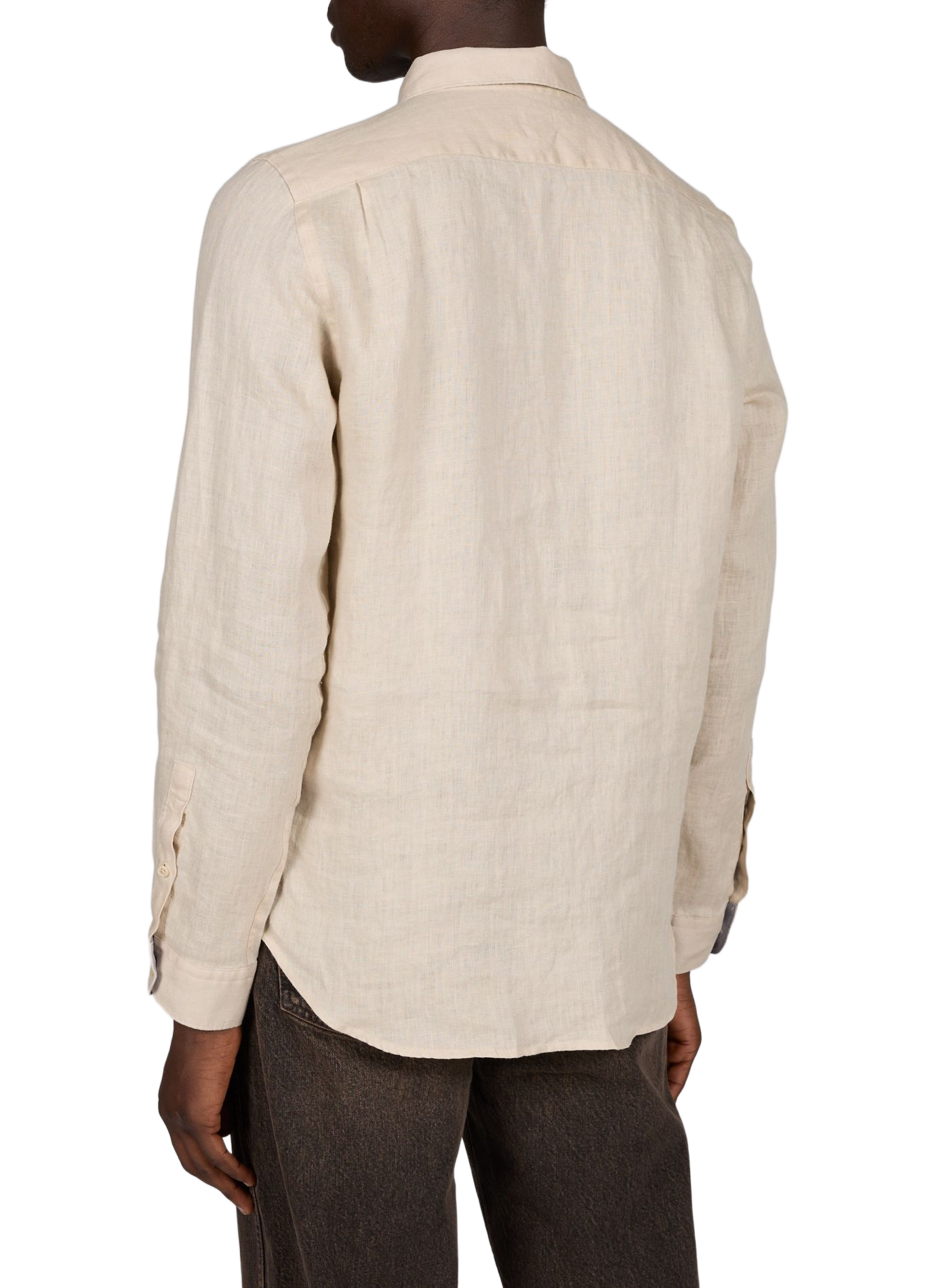Buttoned straight linen shirt PAUL SMITH Beige