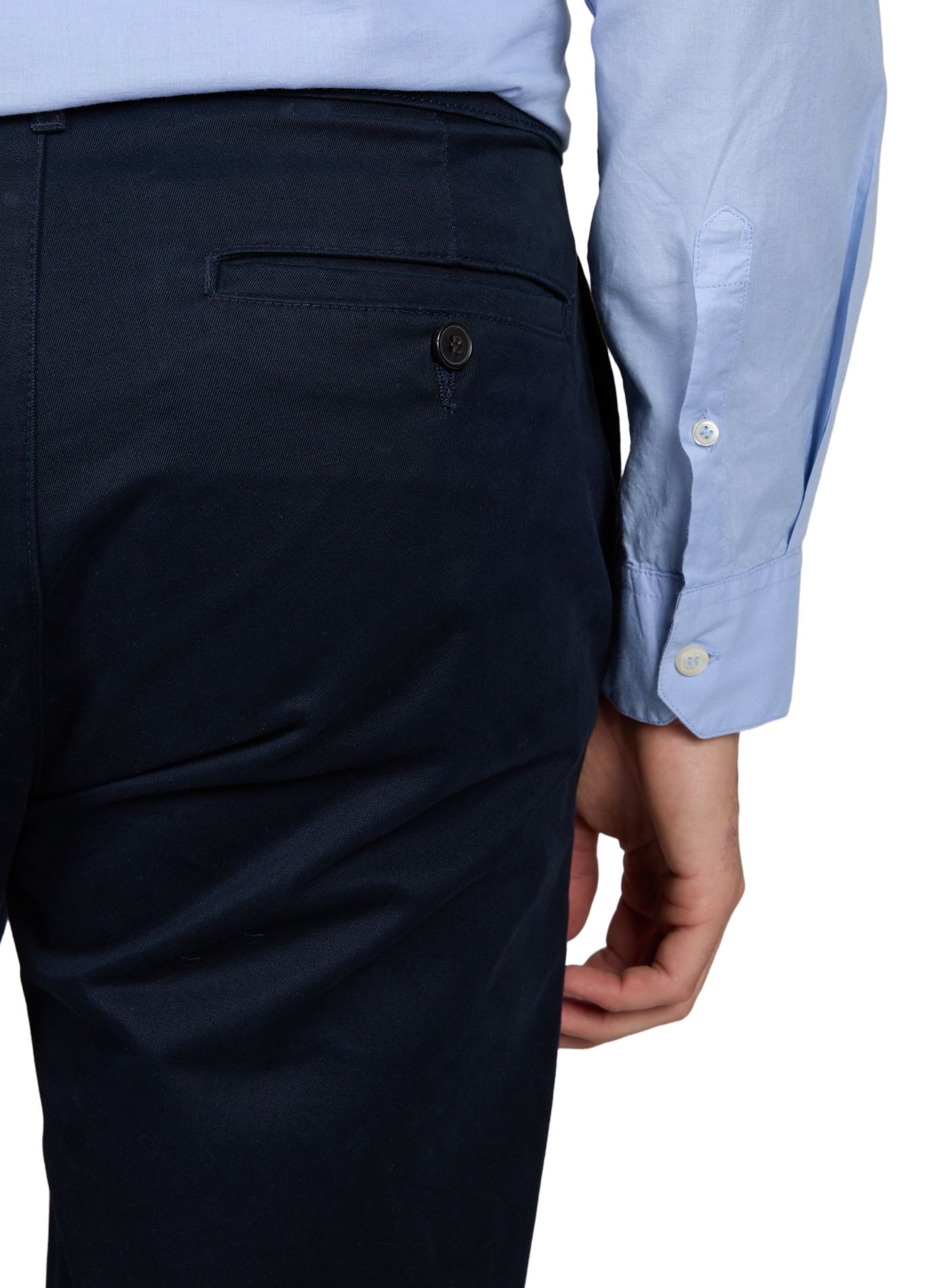 Straight cotton trousers LAFAURIE Blue