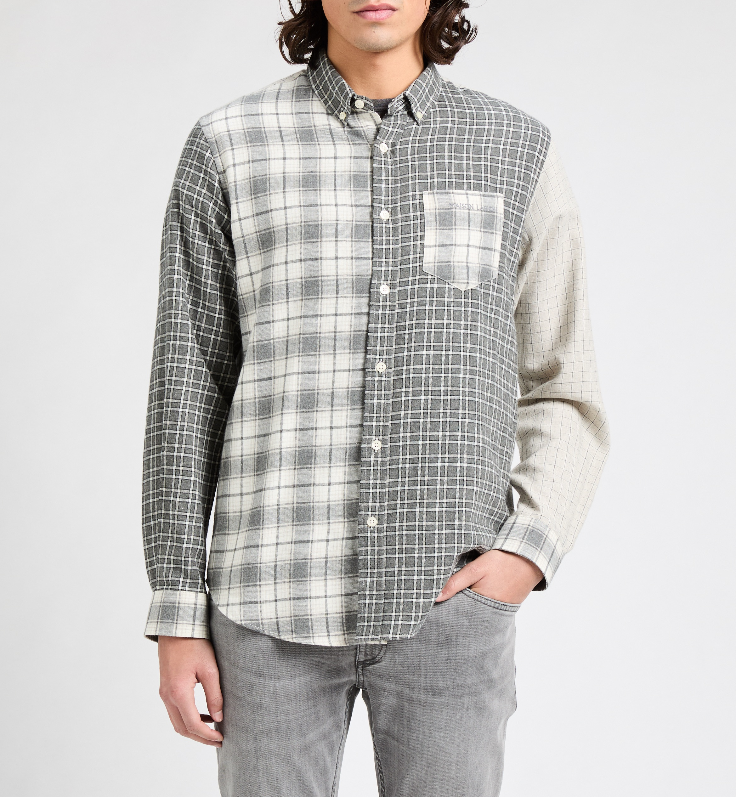 Chemise Bonne Grain MAISON LABICHE Gris