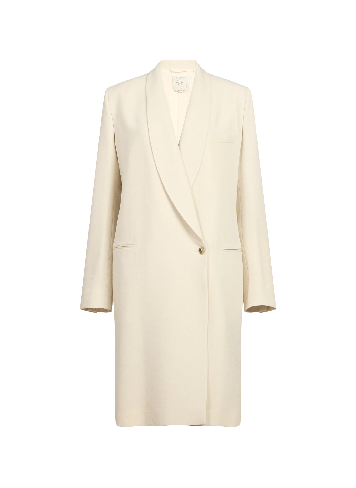 Manteau Evelyn oversize en laine CALVIN KLEIN COLLECTION Beige