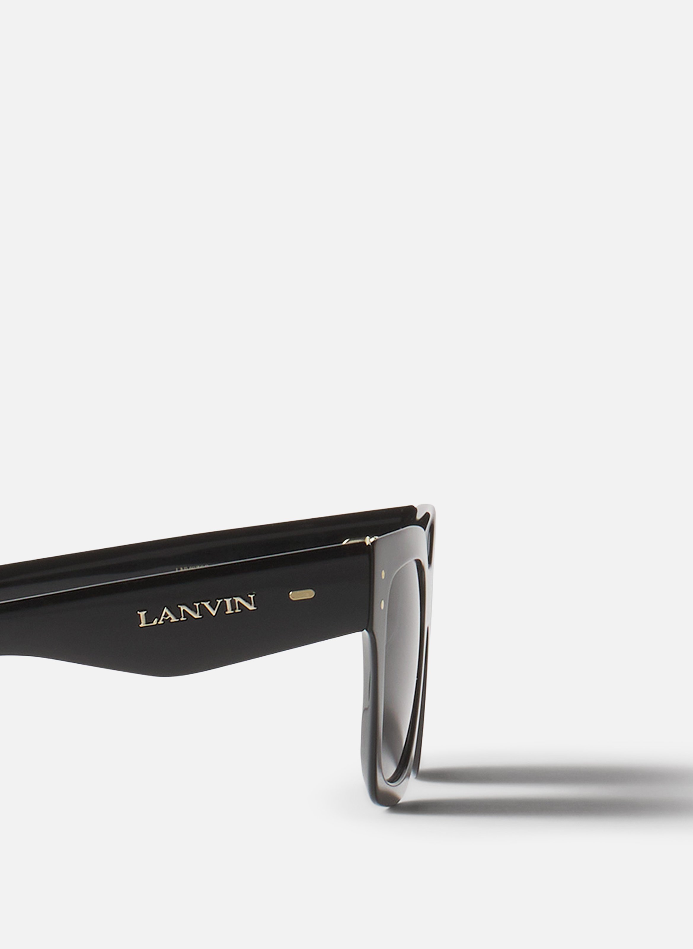 Lunettes maxi rectangle lanvin signature LANVIN Noir