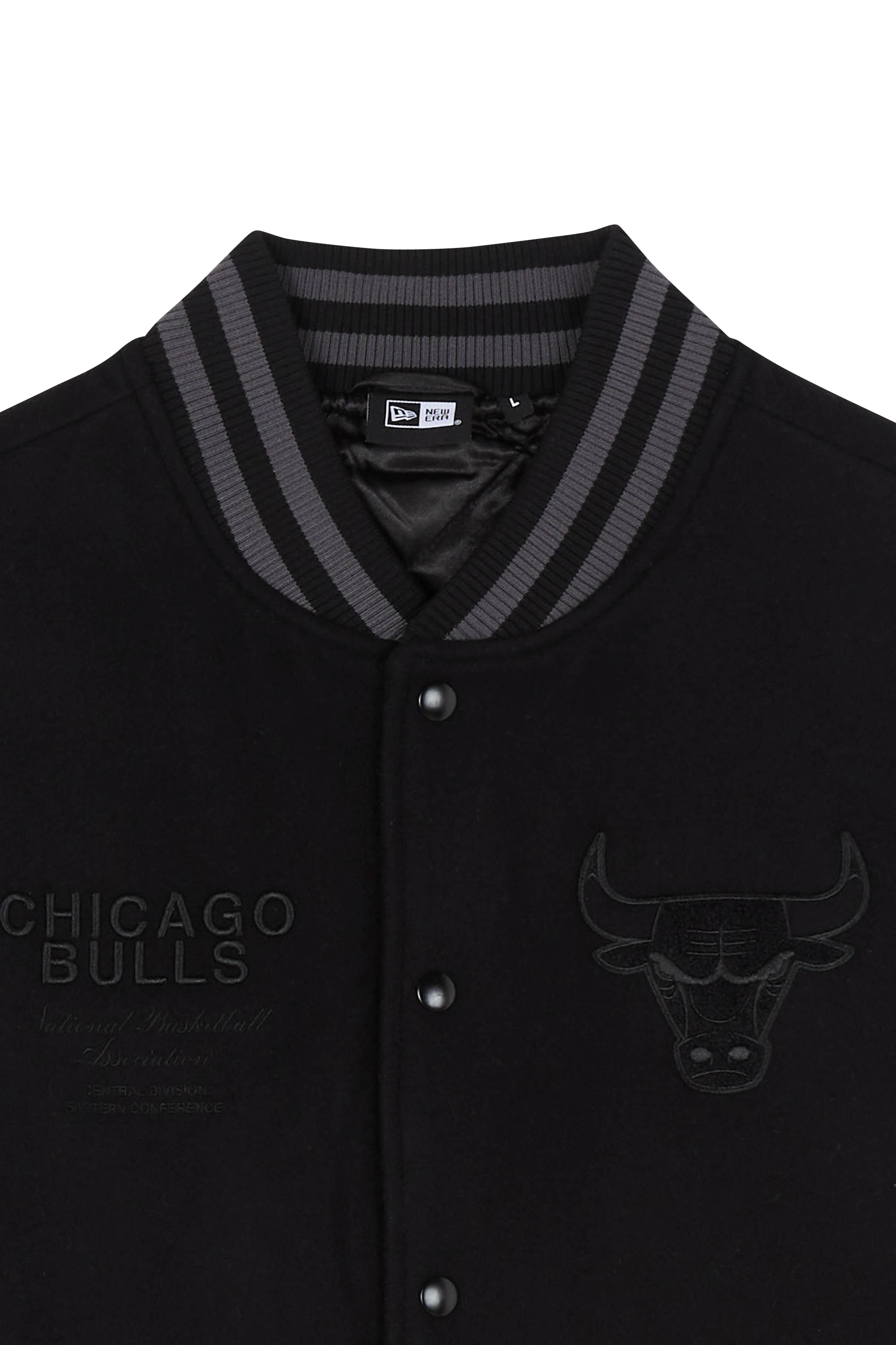 Bomber nba tonal patch varsity chibul  blk | Noir NEW ERA Homme