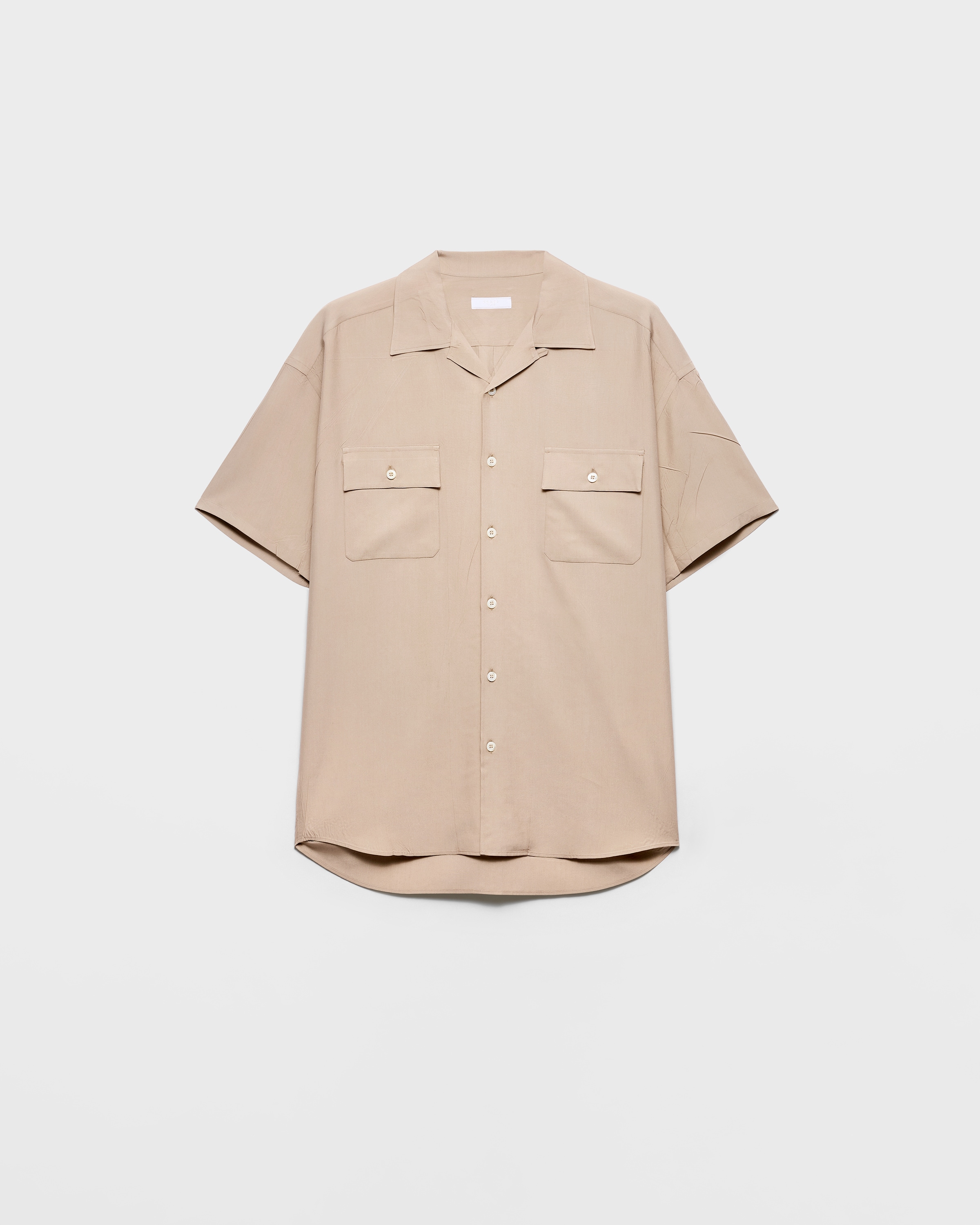 Chemise en soie PRADA Beige