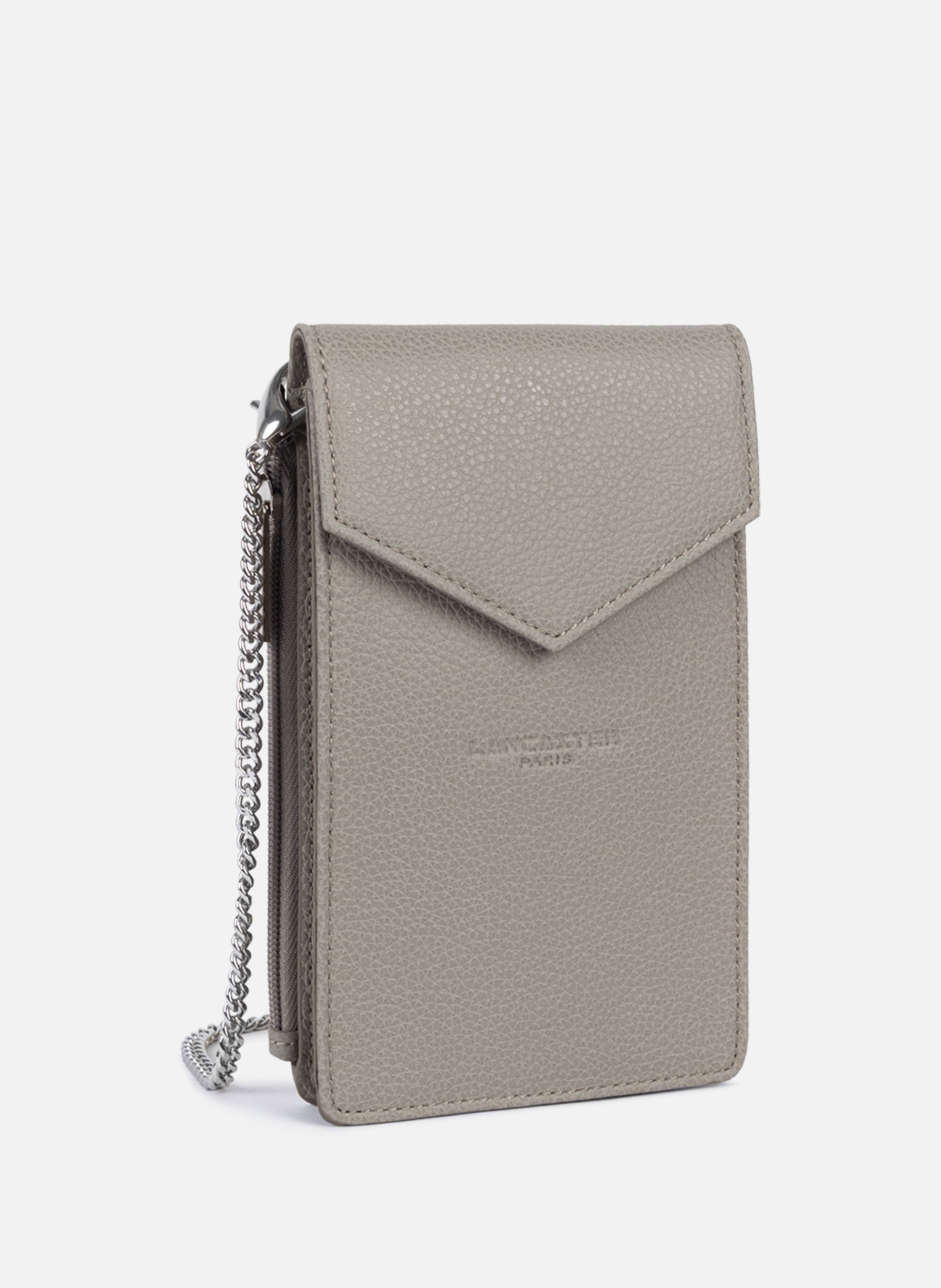 Pochette smartphone - foulonné pm LANCASTER Gris