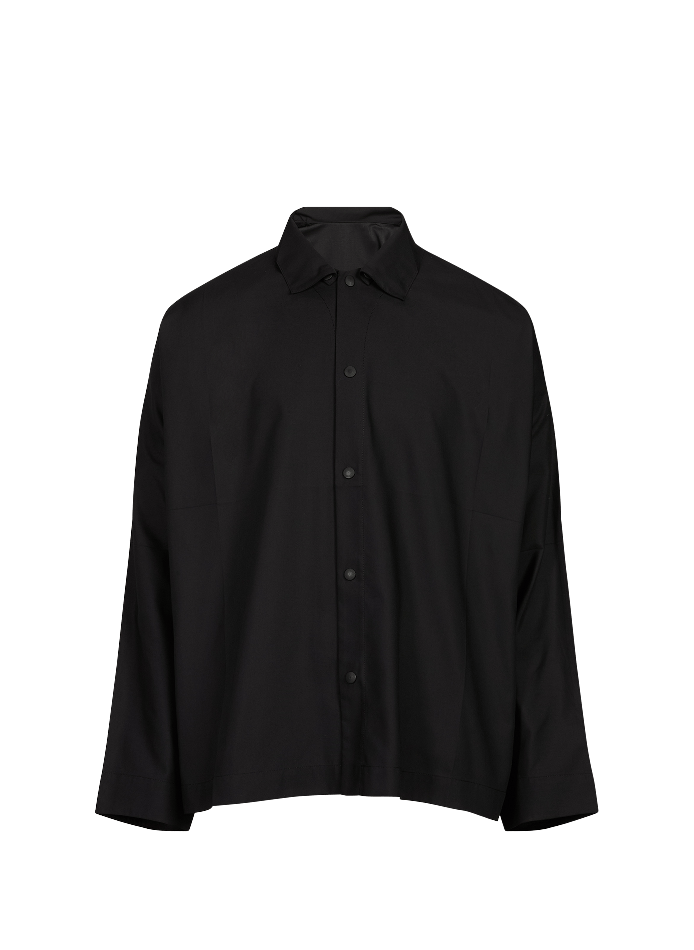 Camisa de mangas largas y amplias ISSEY MIYAKE Negro