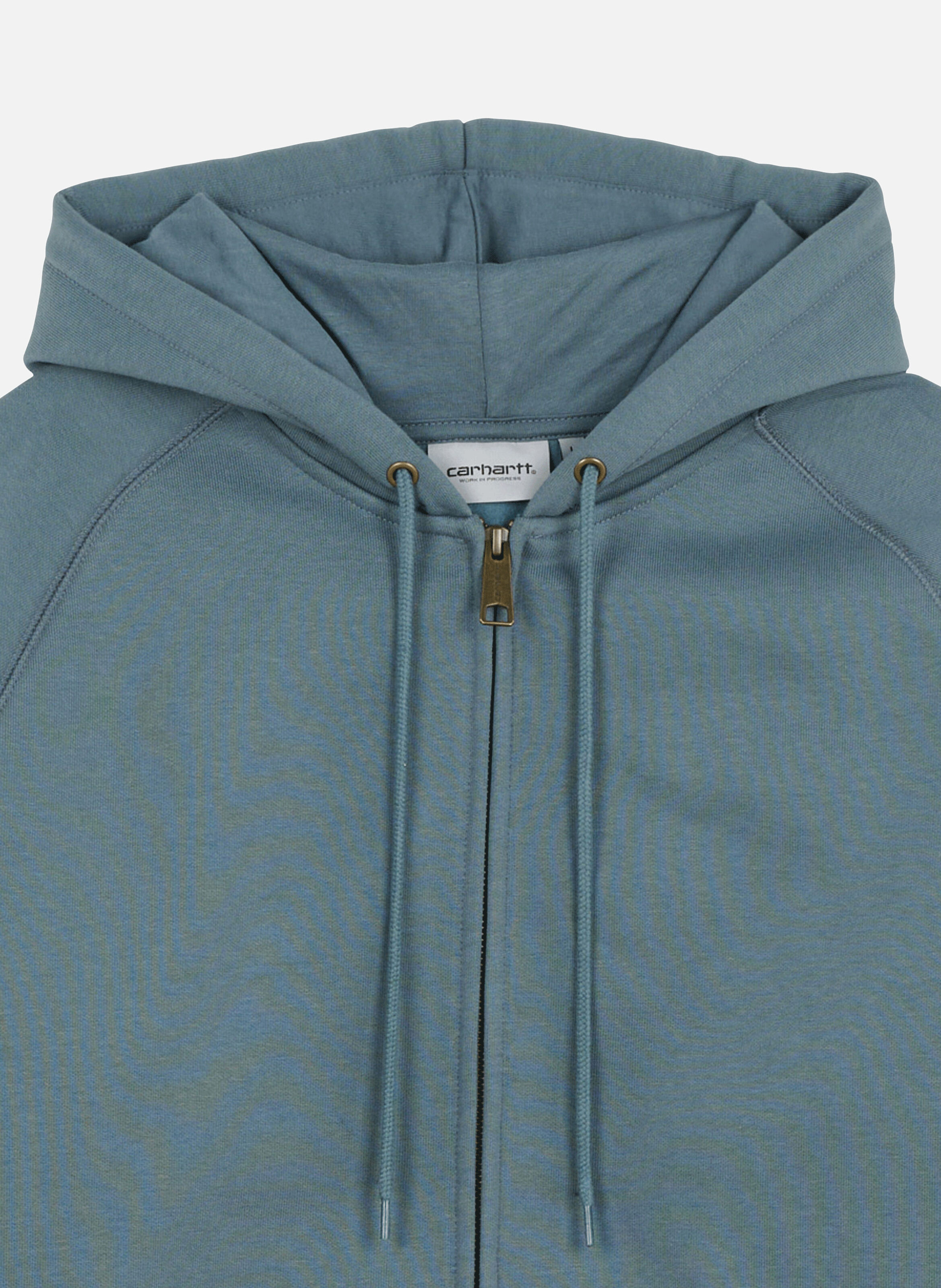 Hoodie zippé hooded chase CARHARTT WIP Bleu