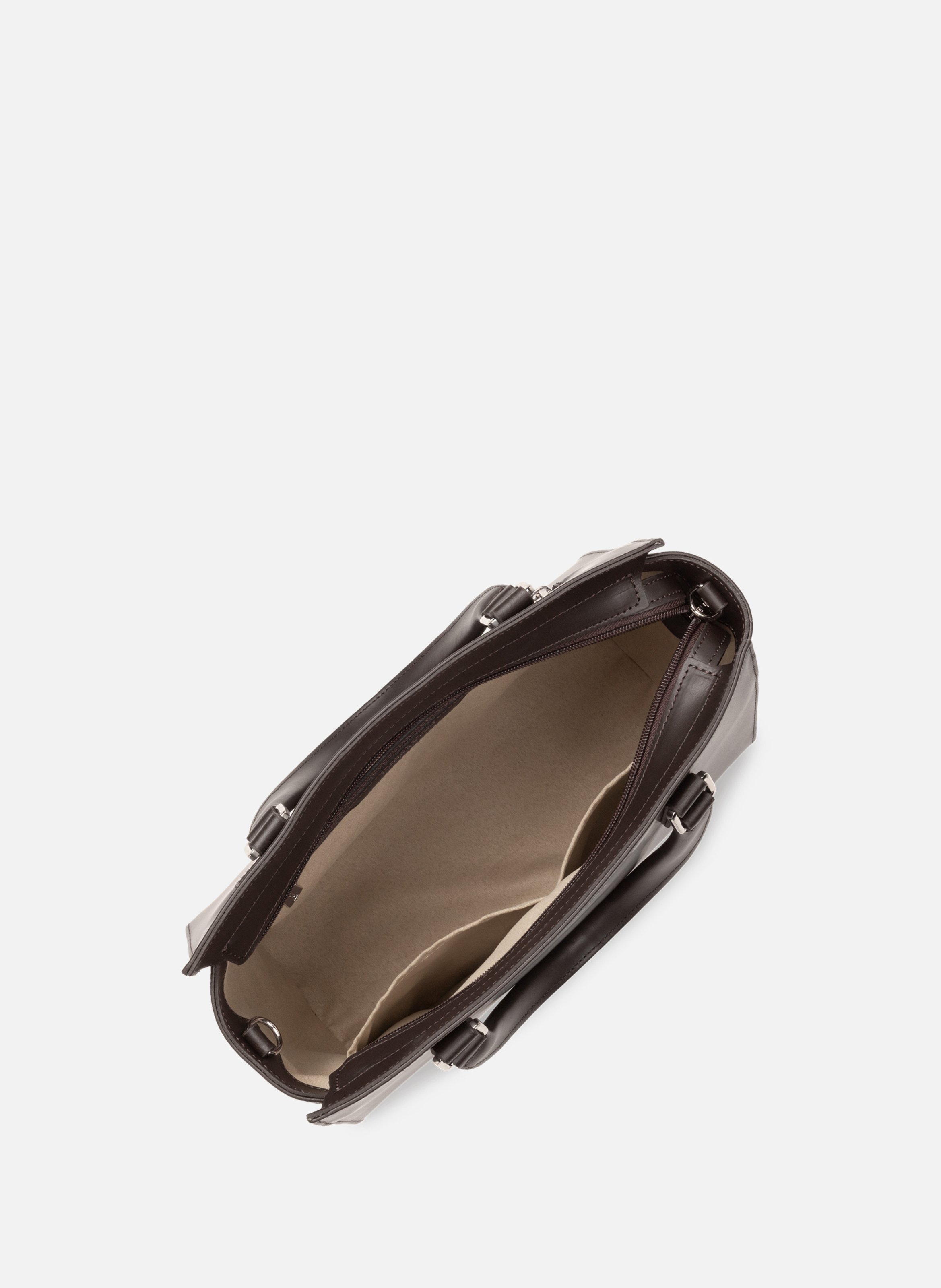 Sac à main - smooth LANCASTER Marron