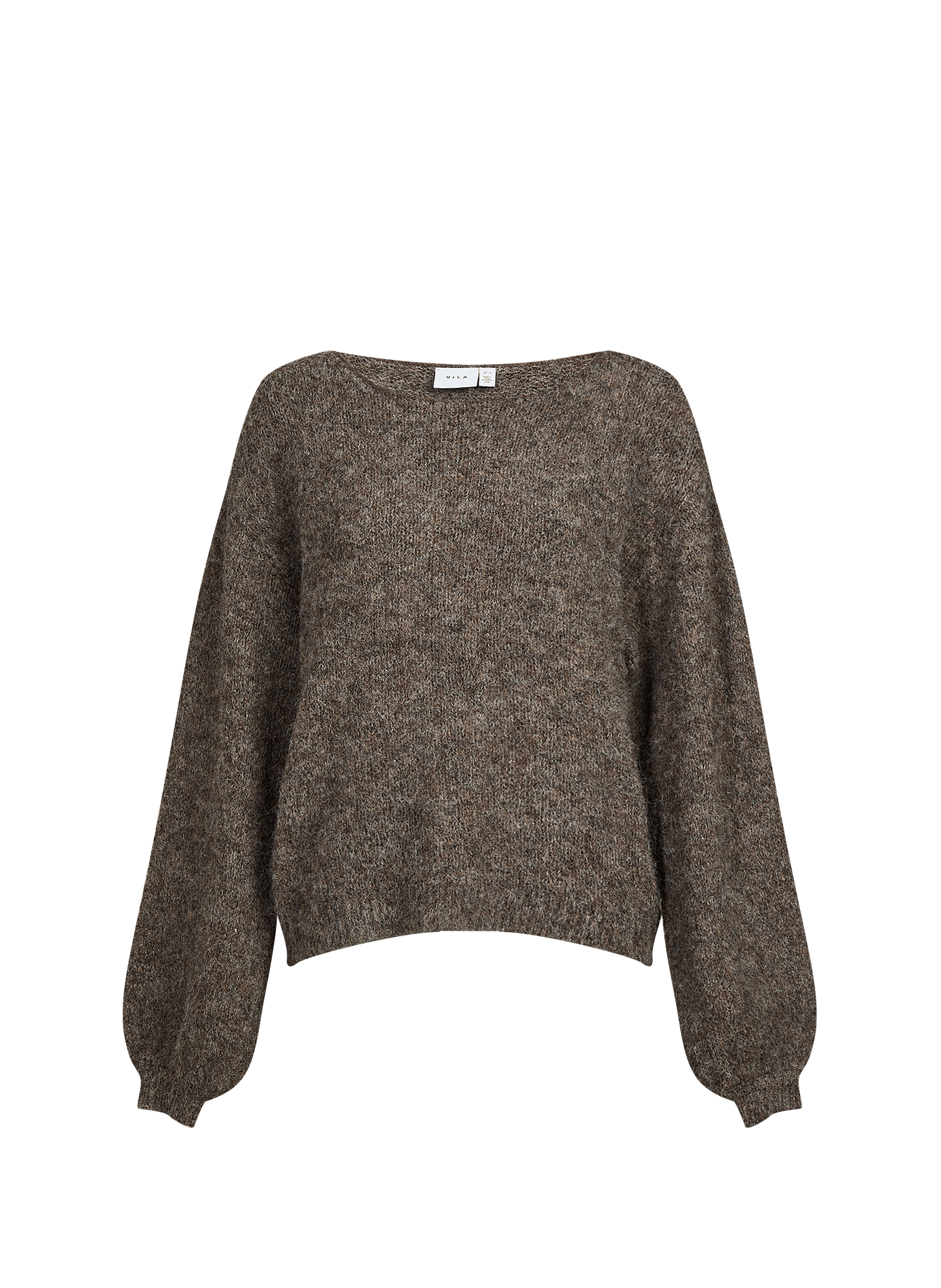 Round-neck jumper  VILA Brown