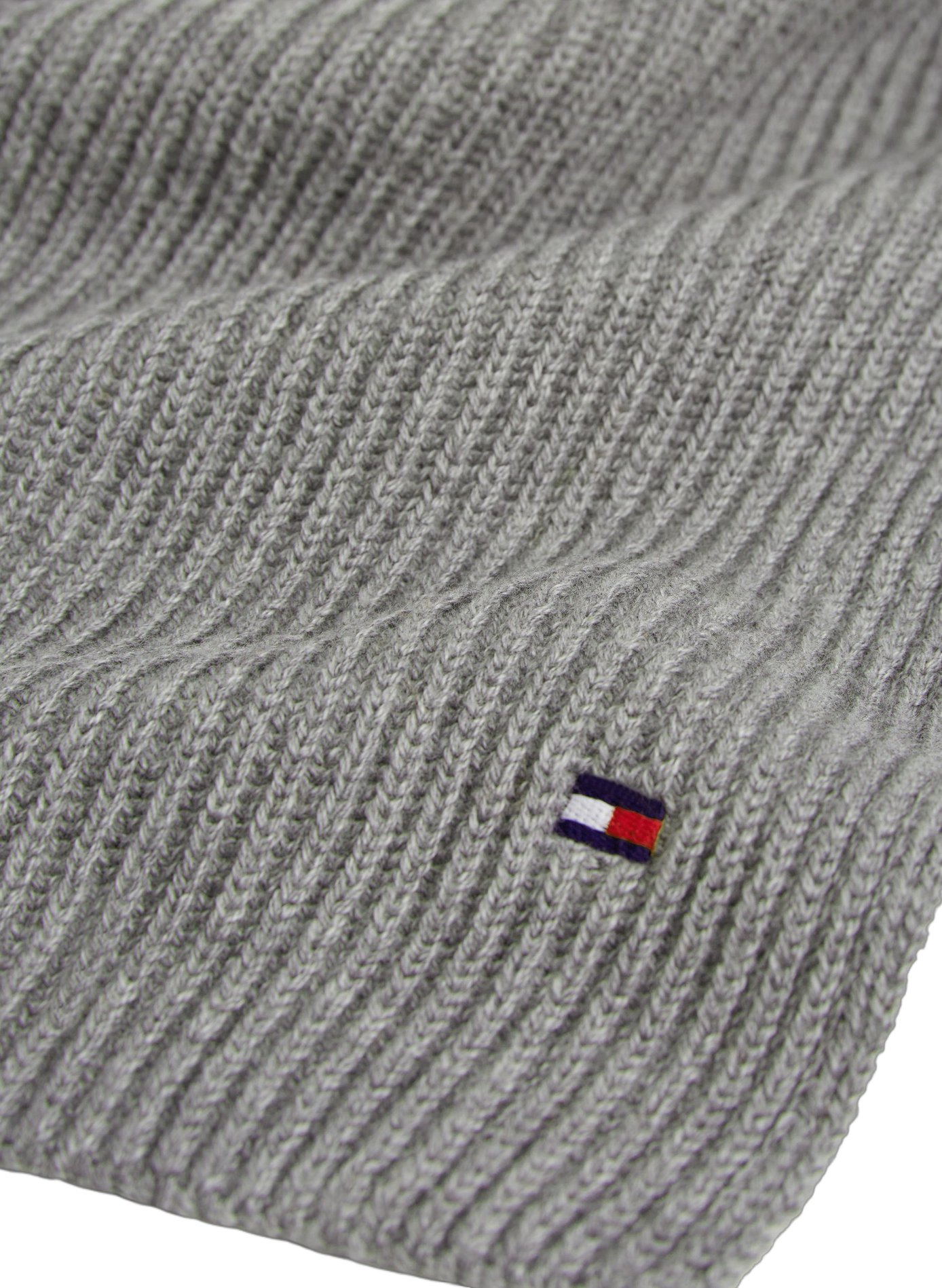 Echarpe en coton  TOMMY HILFIGER Gris