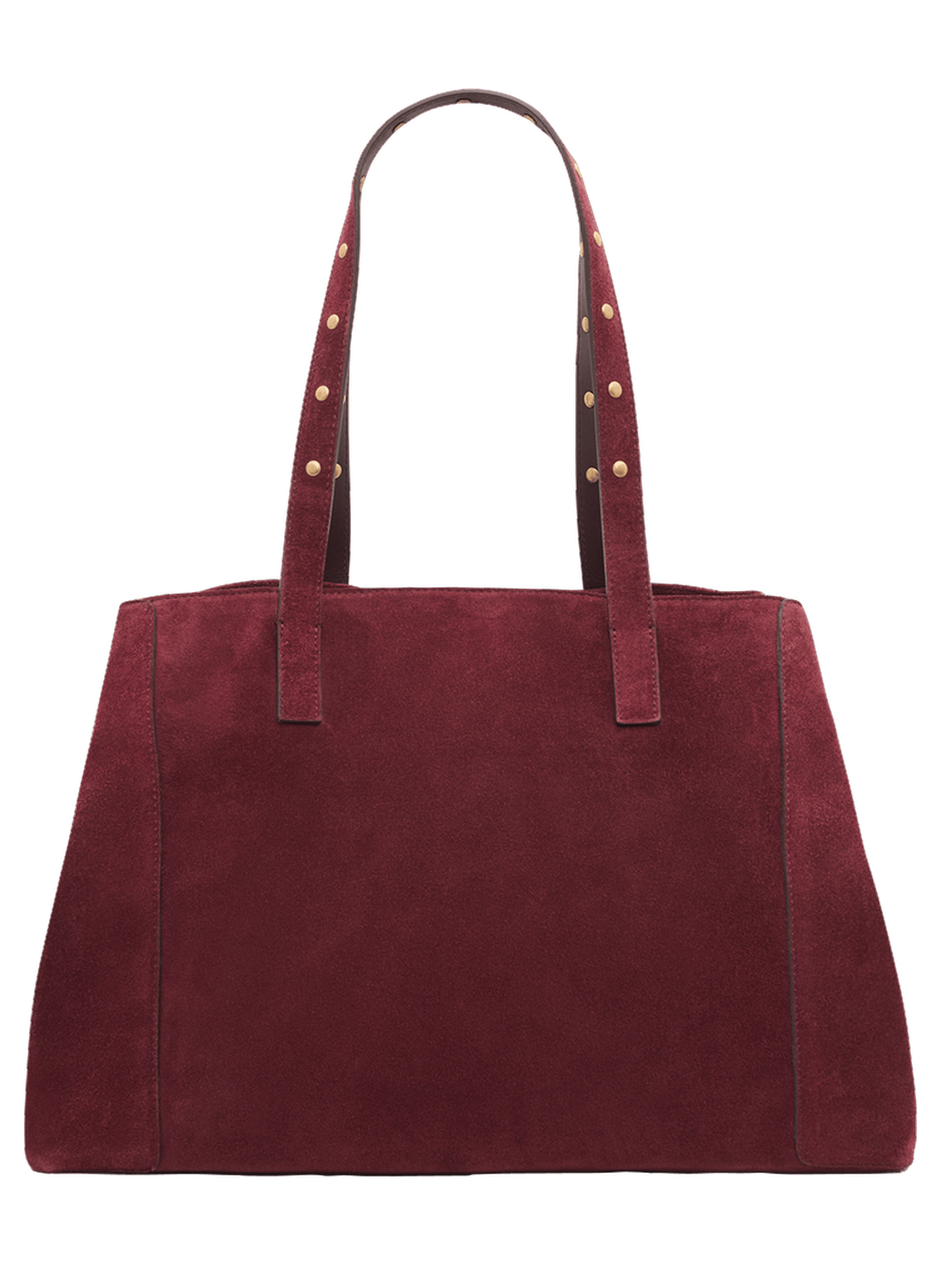 Cabas en cuir velours - simple GERARD DAREL Rouge