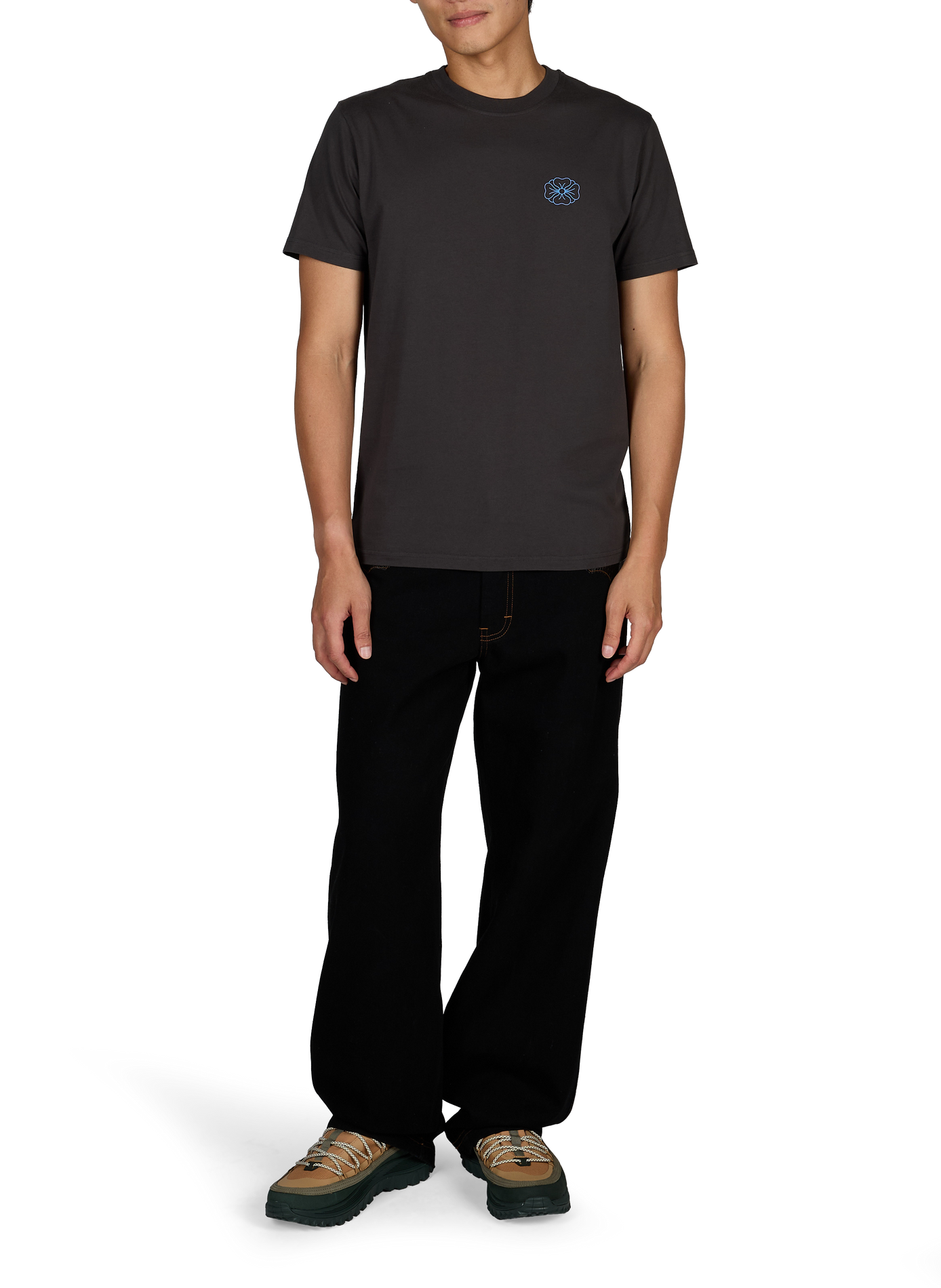 Oversize T-Shirt aus Baumwolle OLOW Schwarz