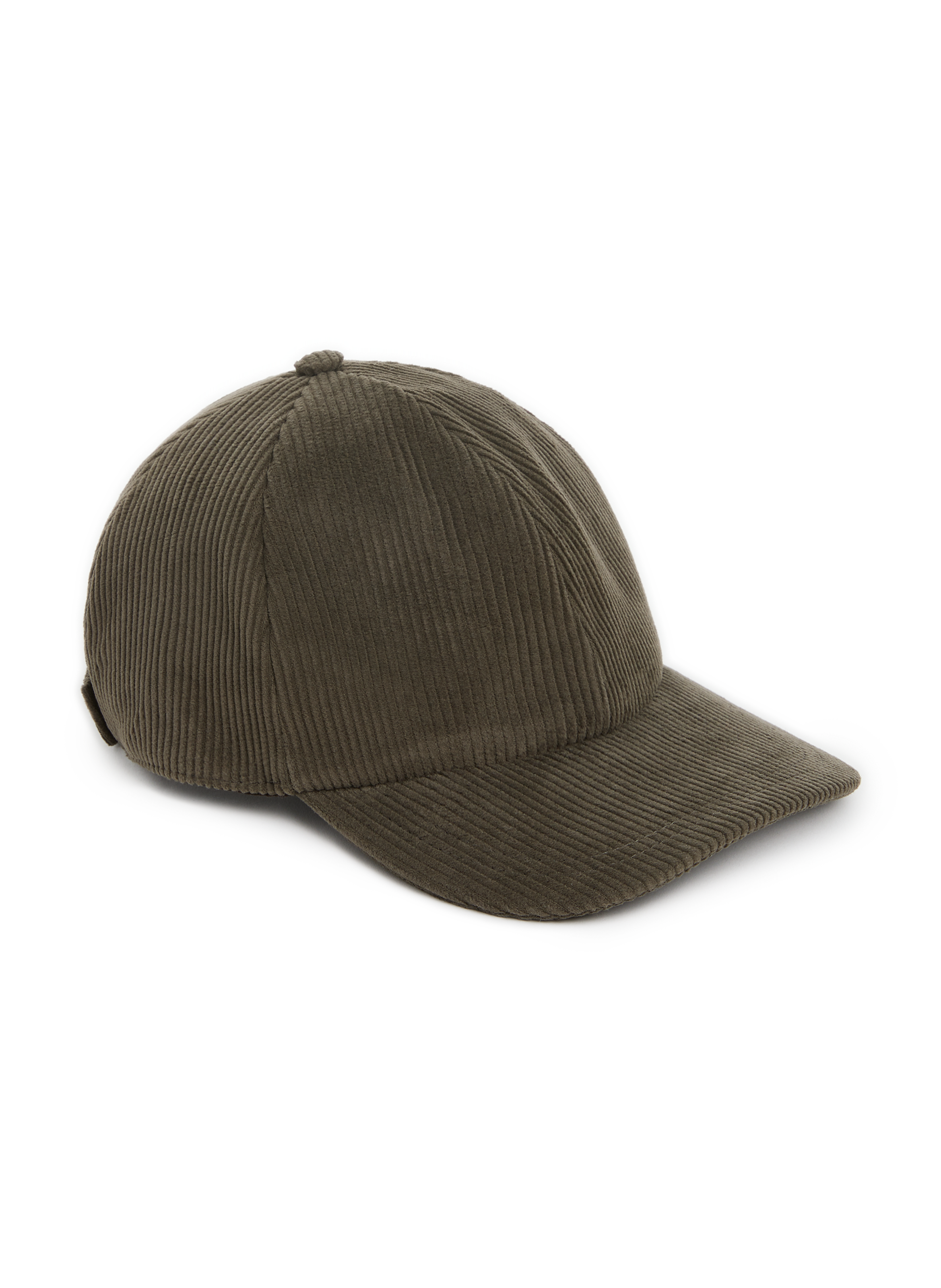 Corduroy baseball cap SAISON 1865 Green