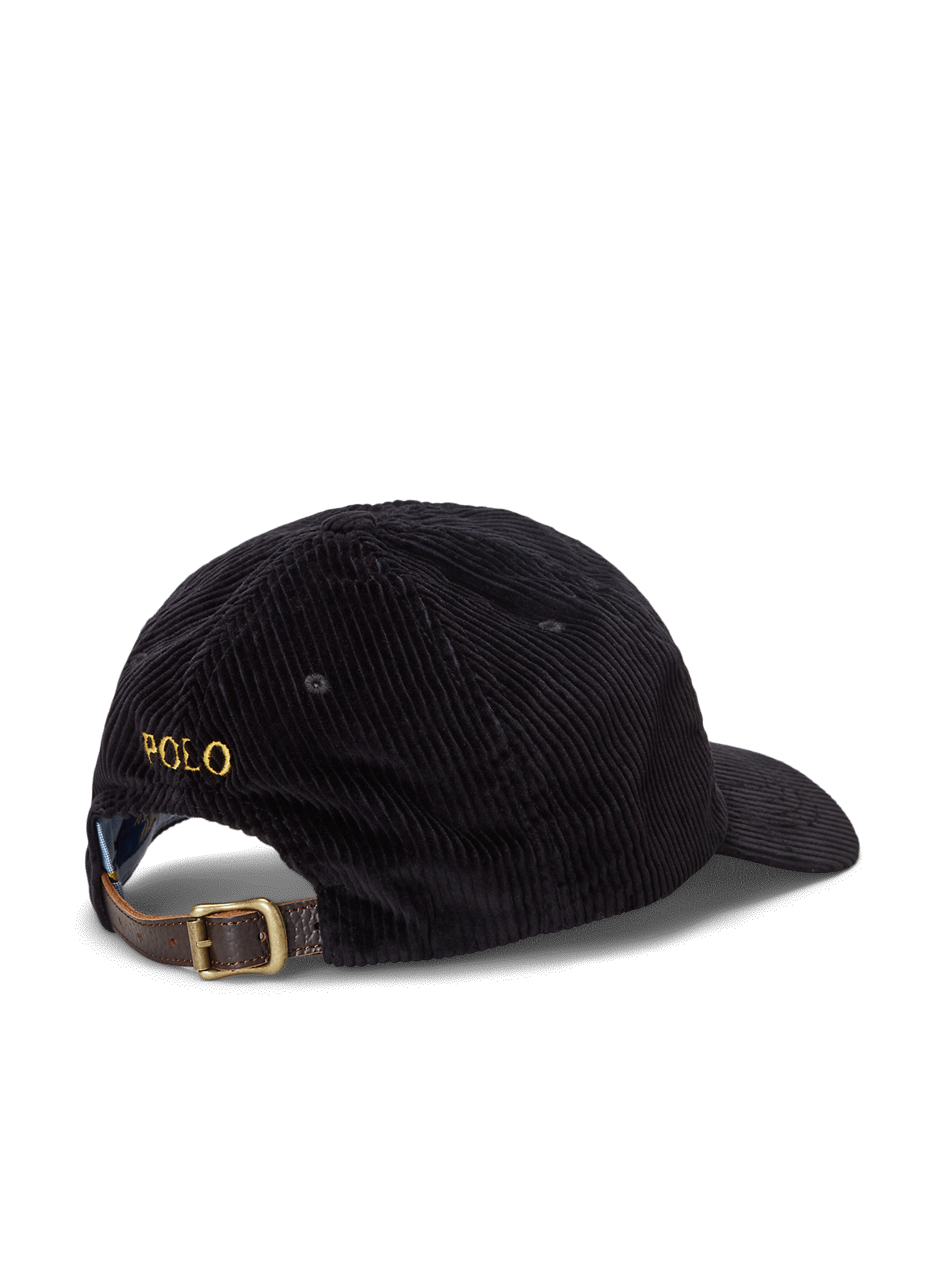 Casquette logo en velours côtelé