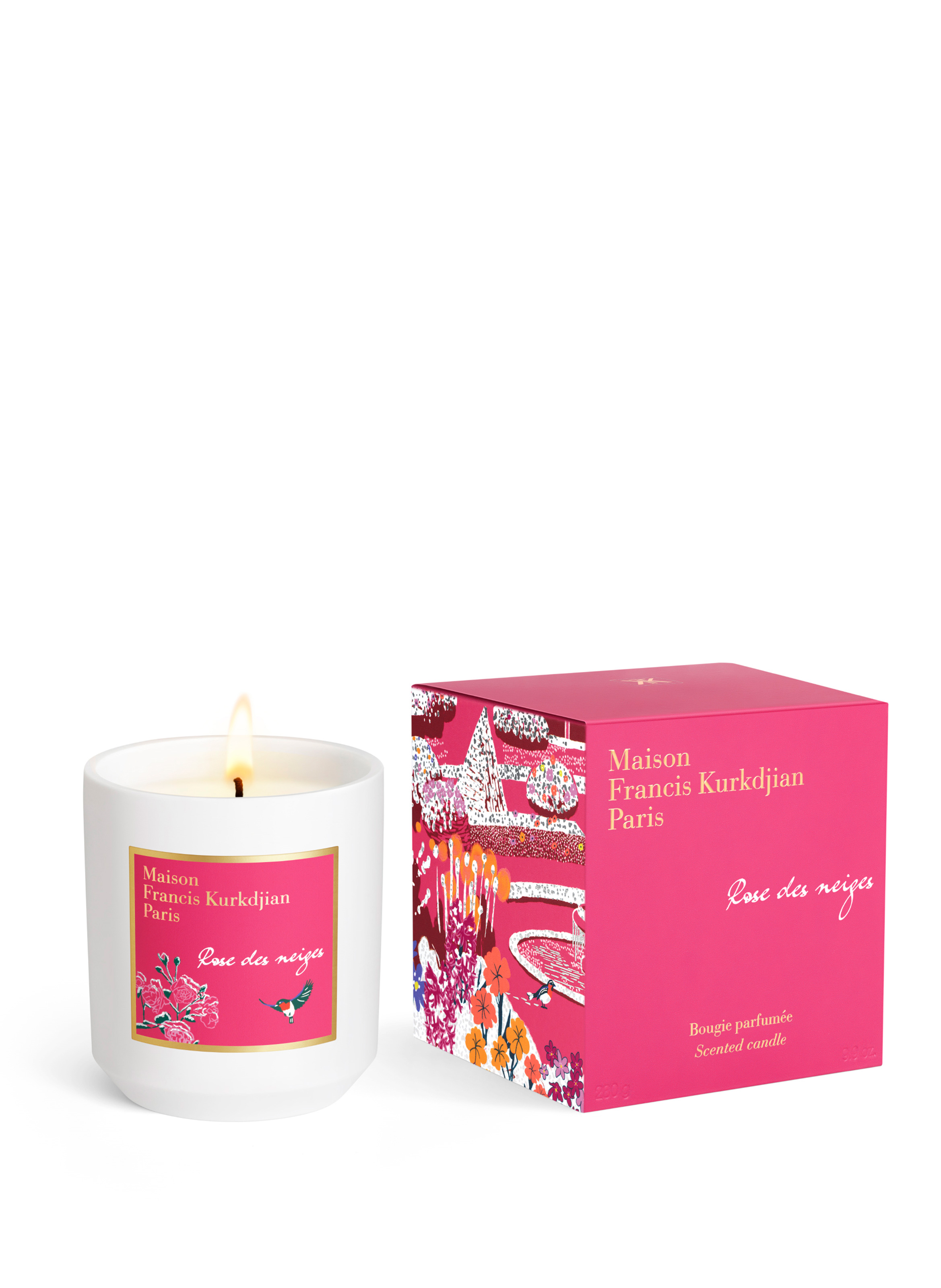 Rose des neiges - Bougie parfumée