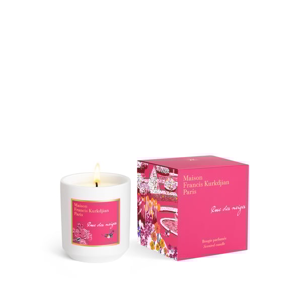 Rose des neiges - Bougie parfumée