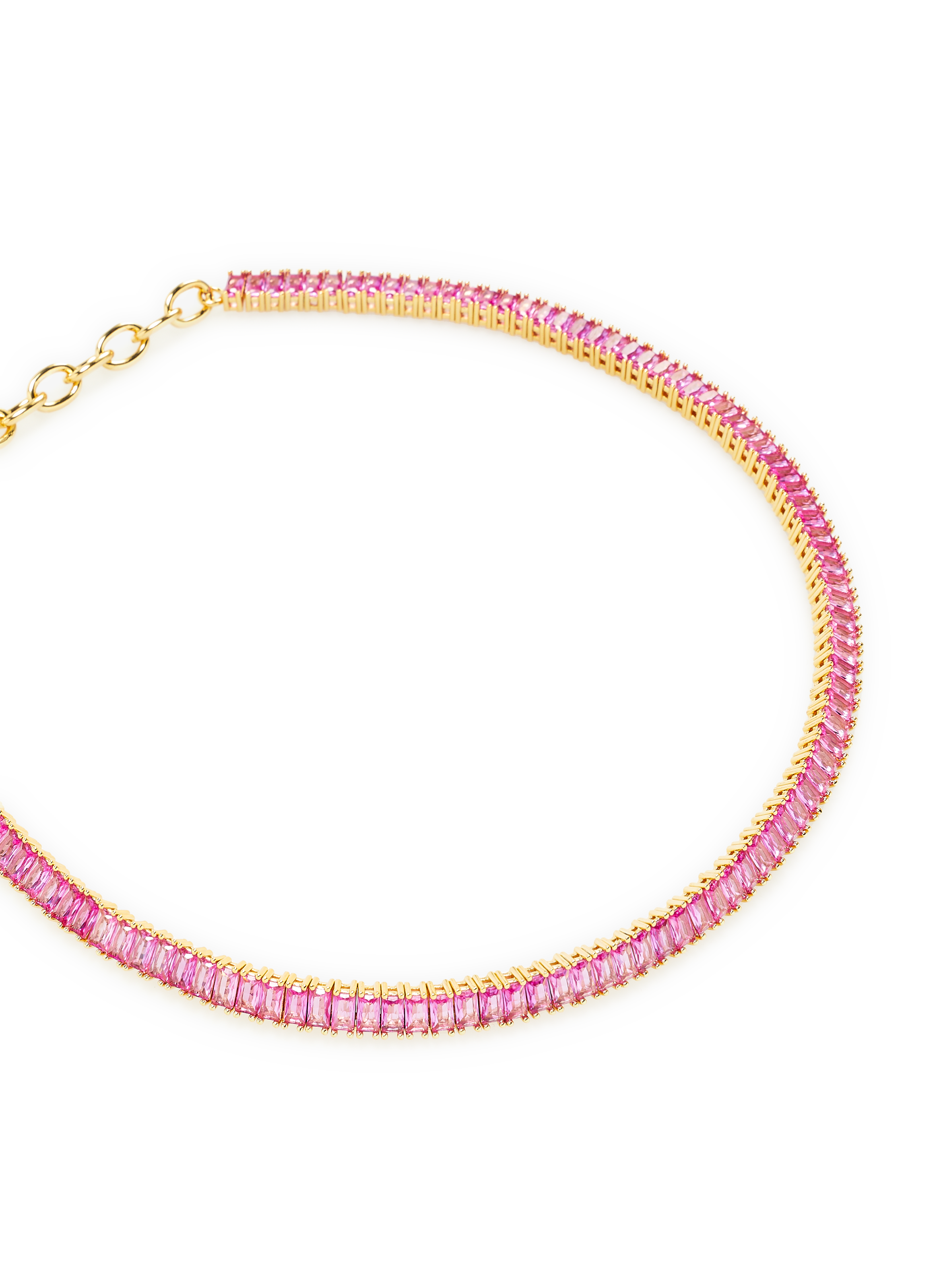 Collier Baguette  CRYSTAL HAZE Bleu