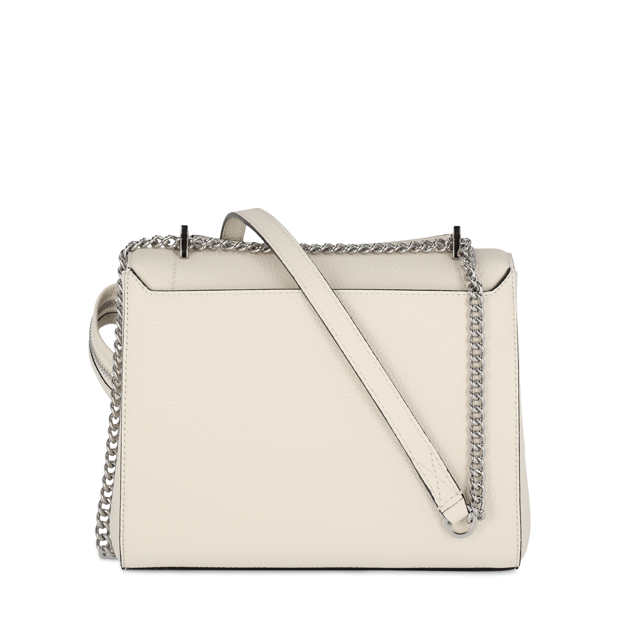 Sac rabat m ninon de lancel en cuir LANCEL Blanc