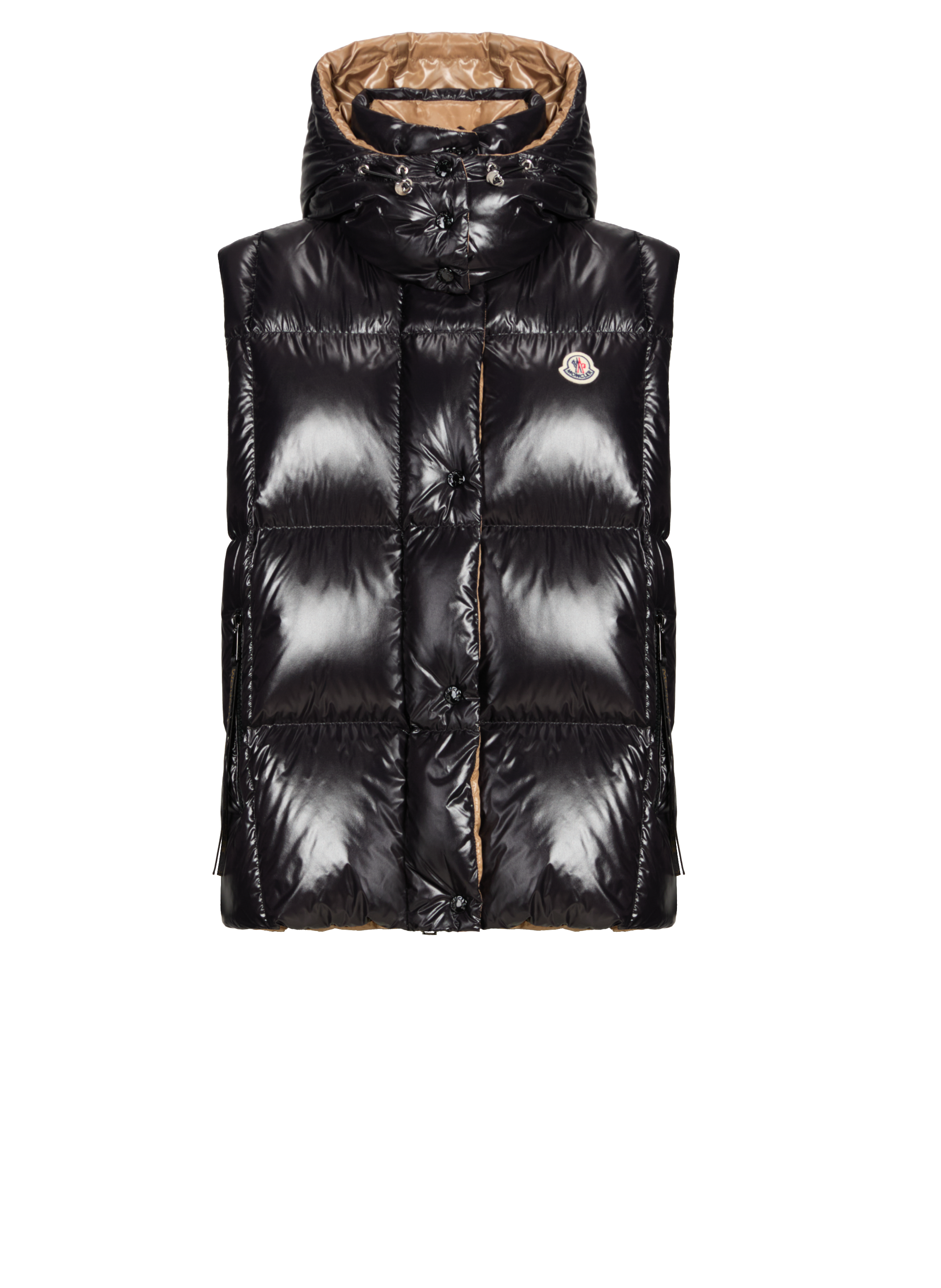 MONCLER Doudoune sans manches Noir