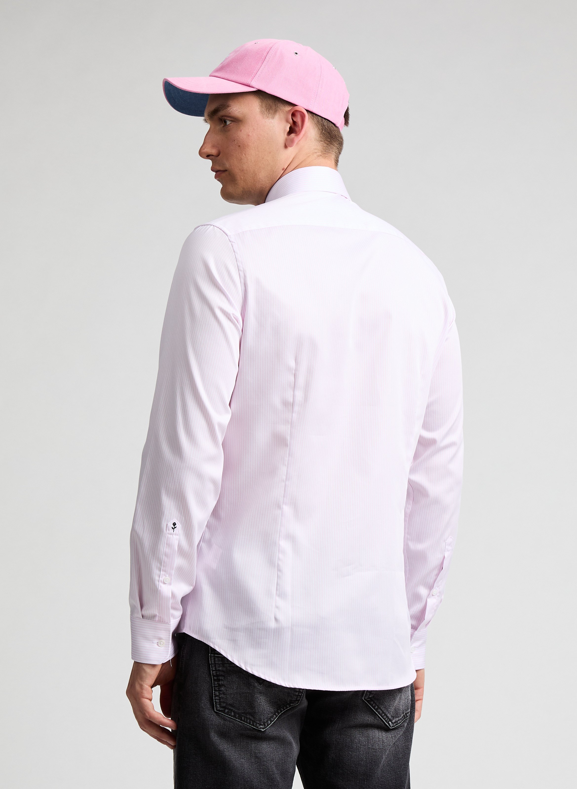 Chemise slim sans repassage SEIDENSTICKER Bleu