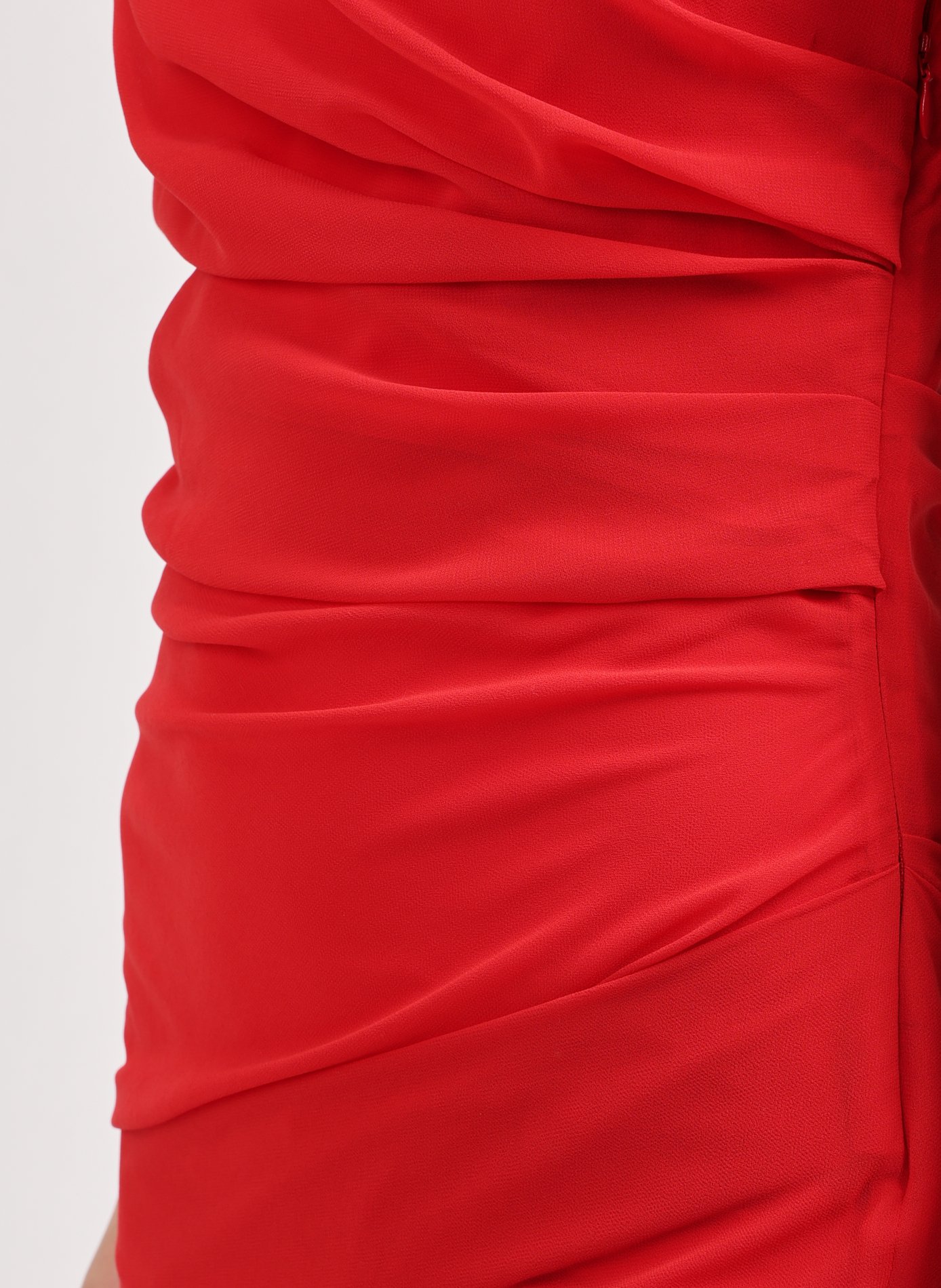 La robe Castagna courte JACQUEMUS Rouge
