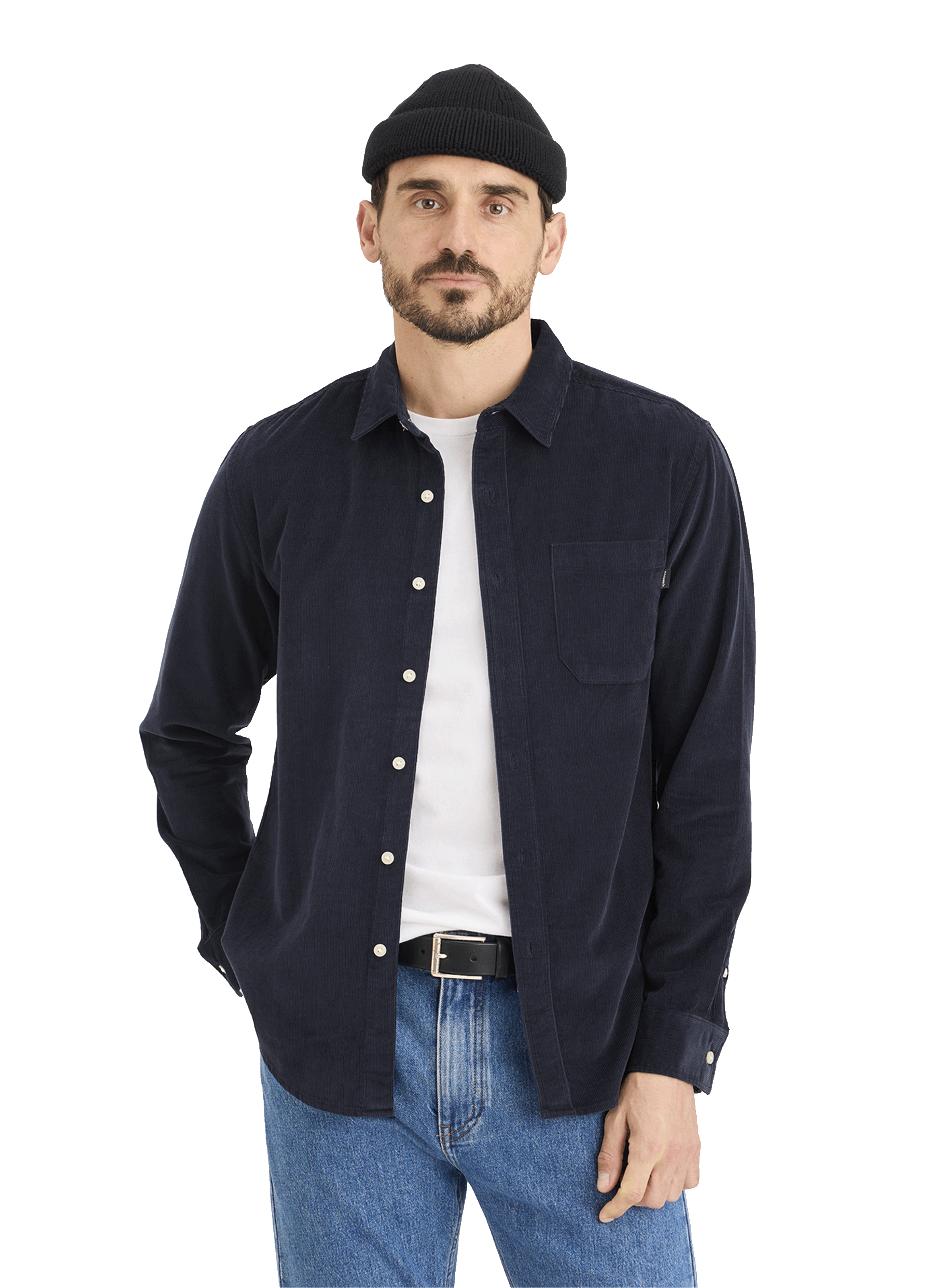 DOCKERS Chemise en coton Bleu
