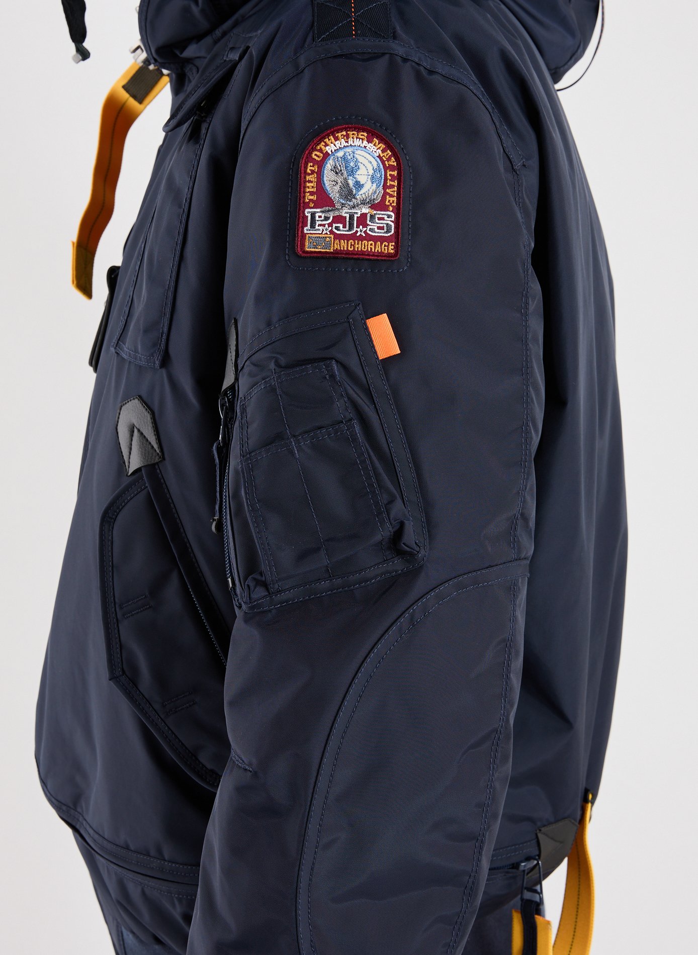 Parka droite multipoches à capuche PARAJUMPERS Bleu