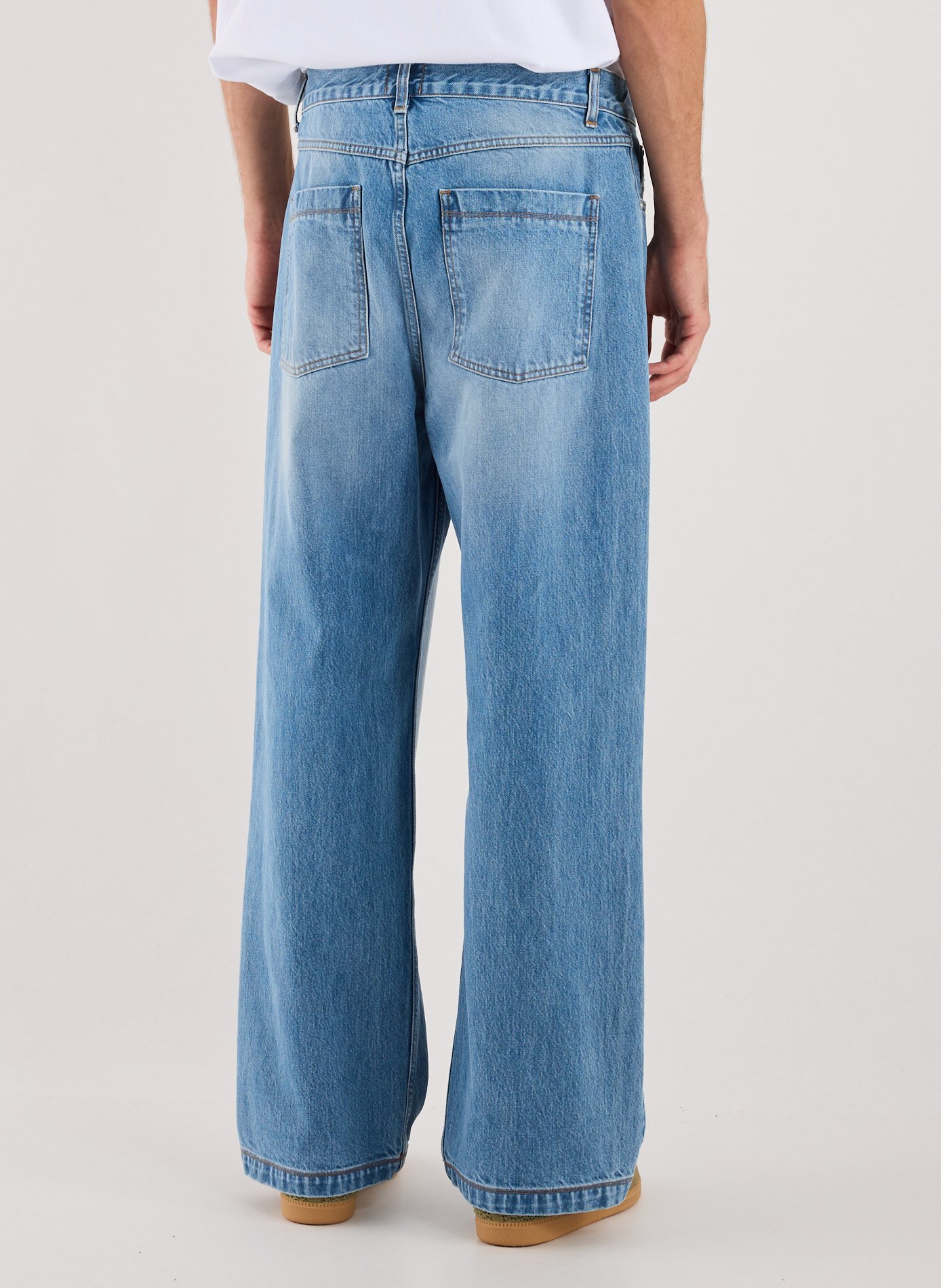 Wide-leg cotton jeans ARTE ANTWERP Blue