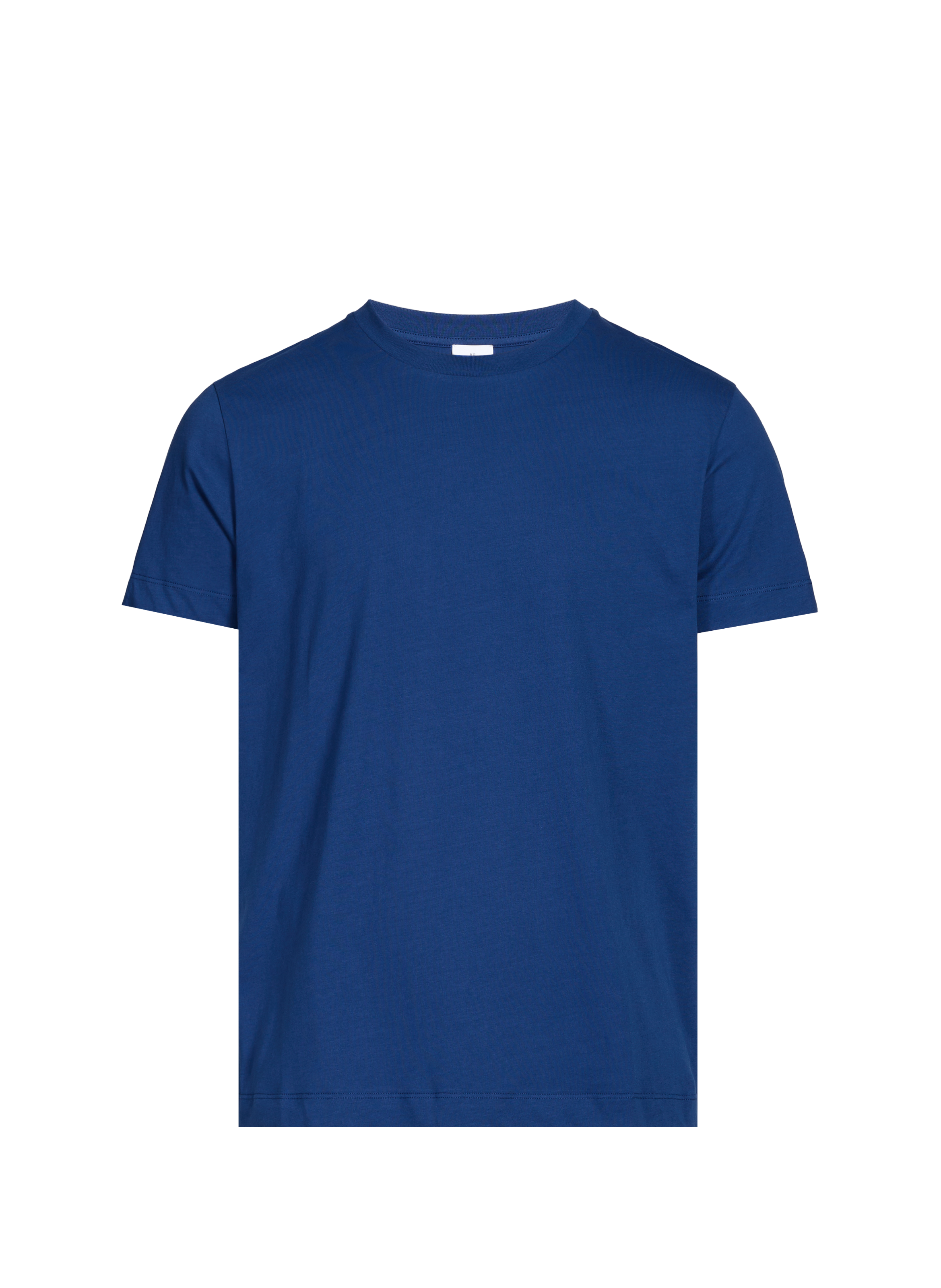 T-shirt col rond en coton organique JEFF-O Bleu