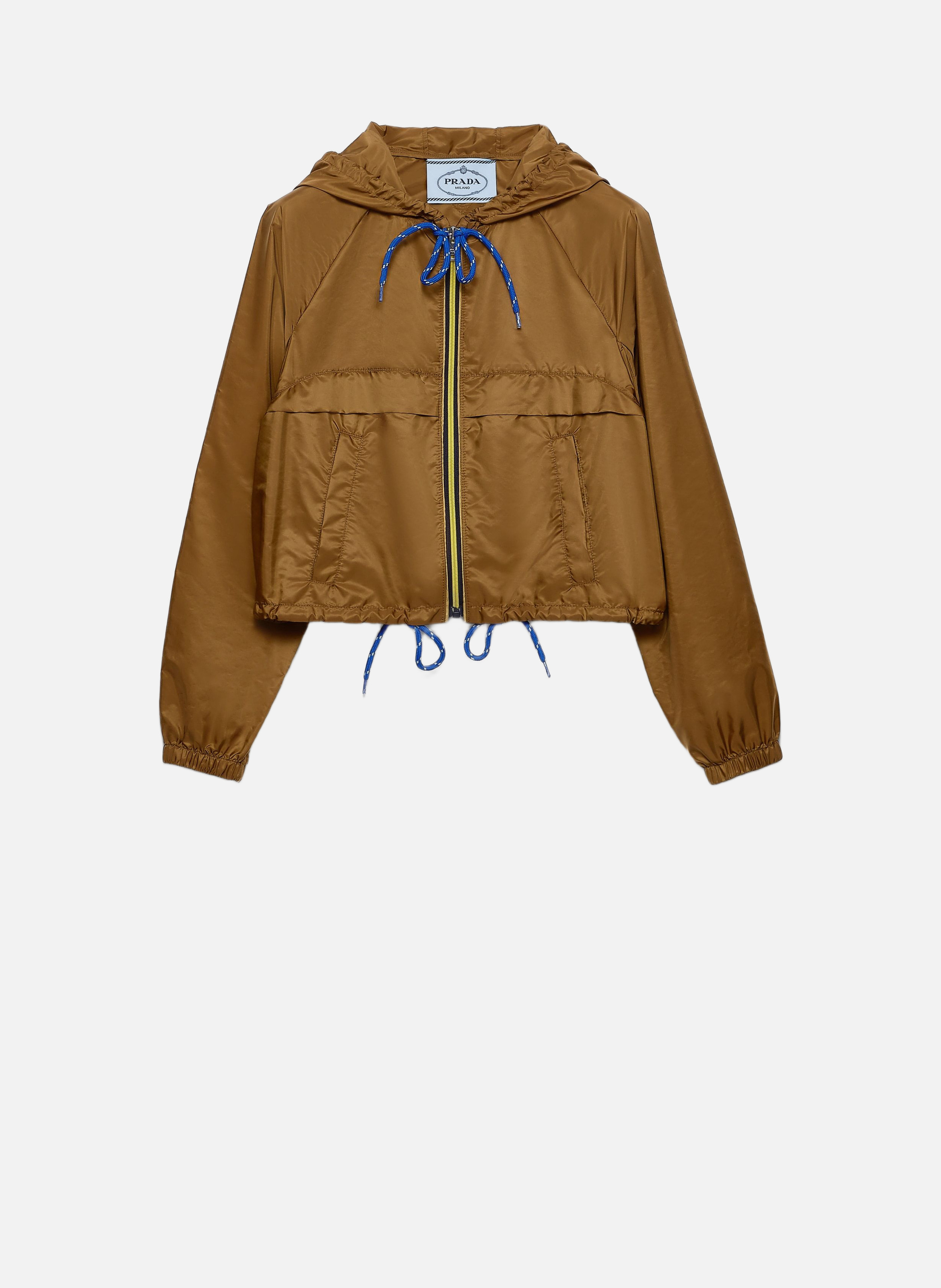 Veste légère en re-nylon PRADA Marron