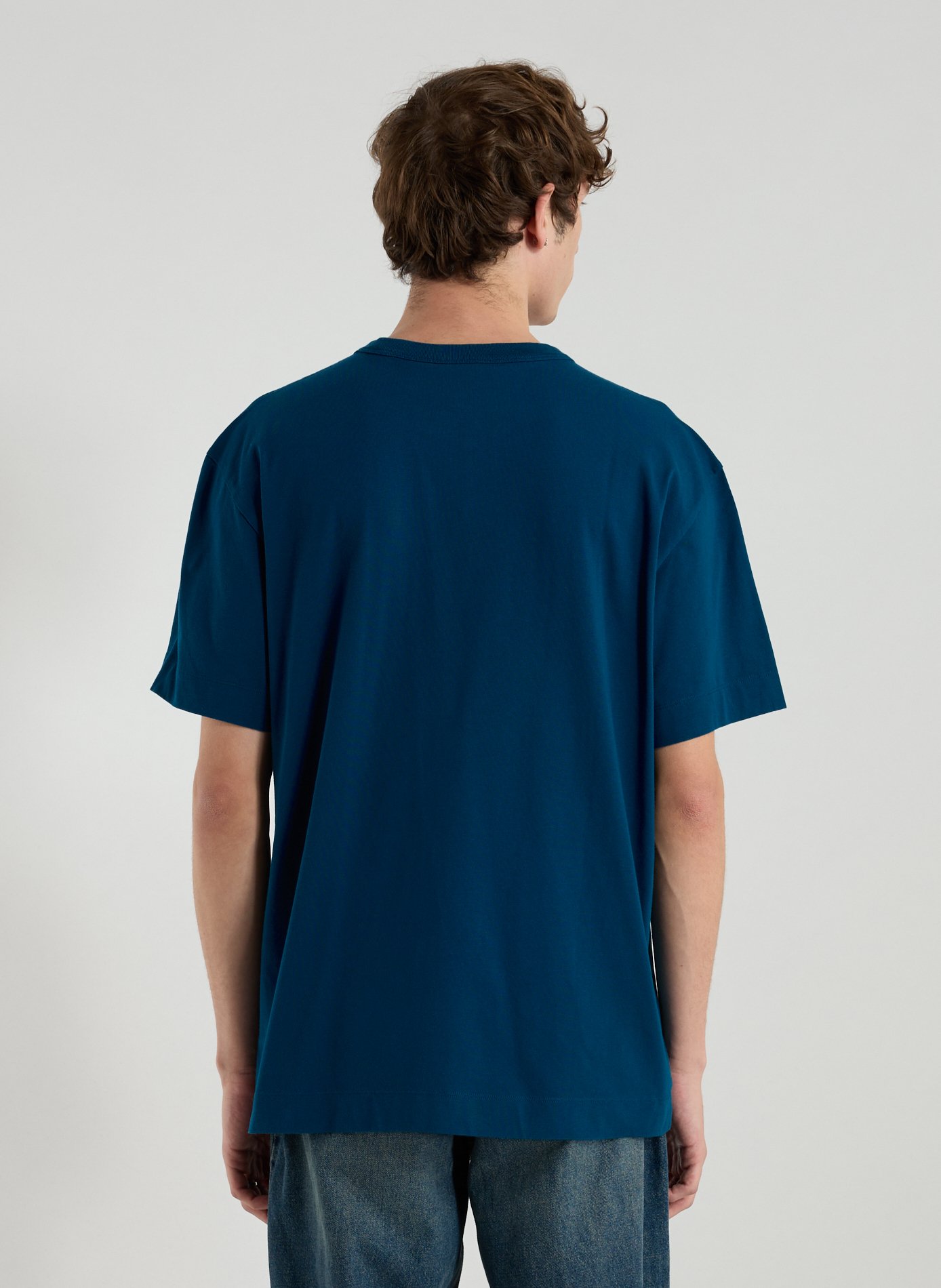 T-shirt col rond en coton CANADA GOOSE Bleu