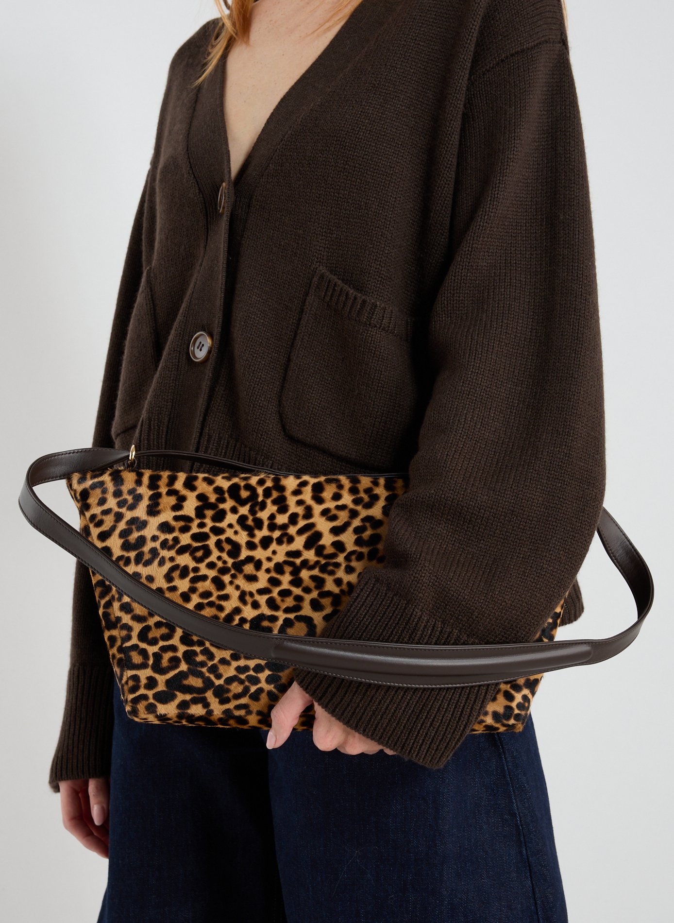 Leopard print leather handbag RODO Multicolour