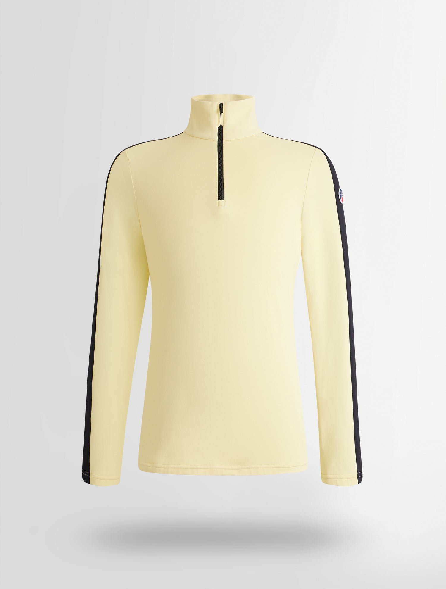 Sous pull de ski alpille col montant coupe ajustée FUSALP Jaune