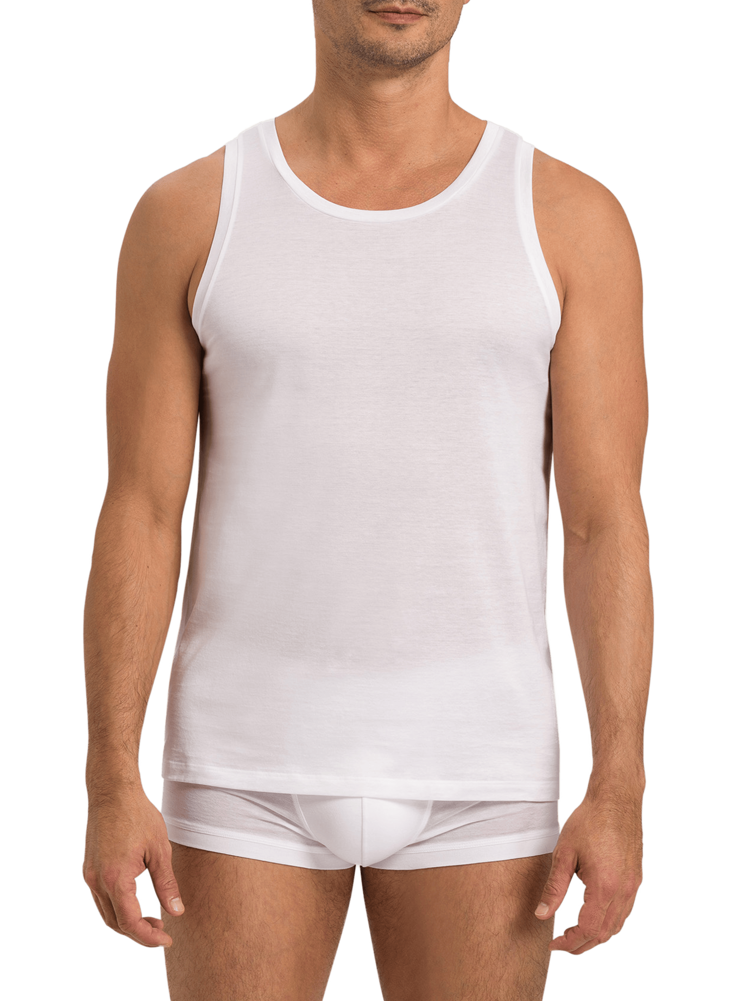 HANRO Débardeur en coton Blanc