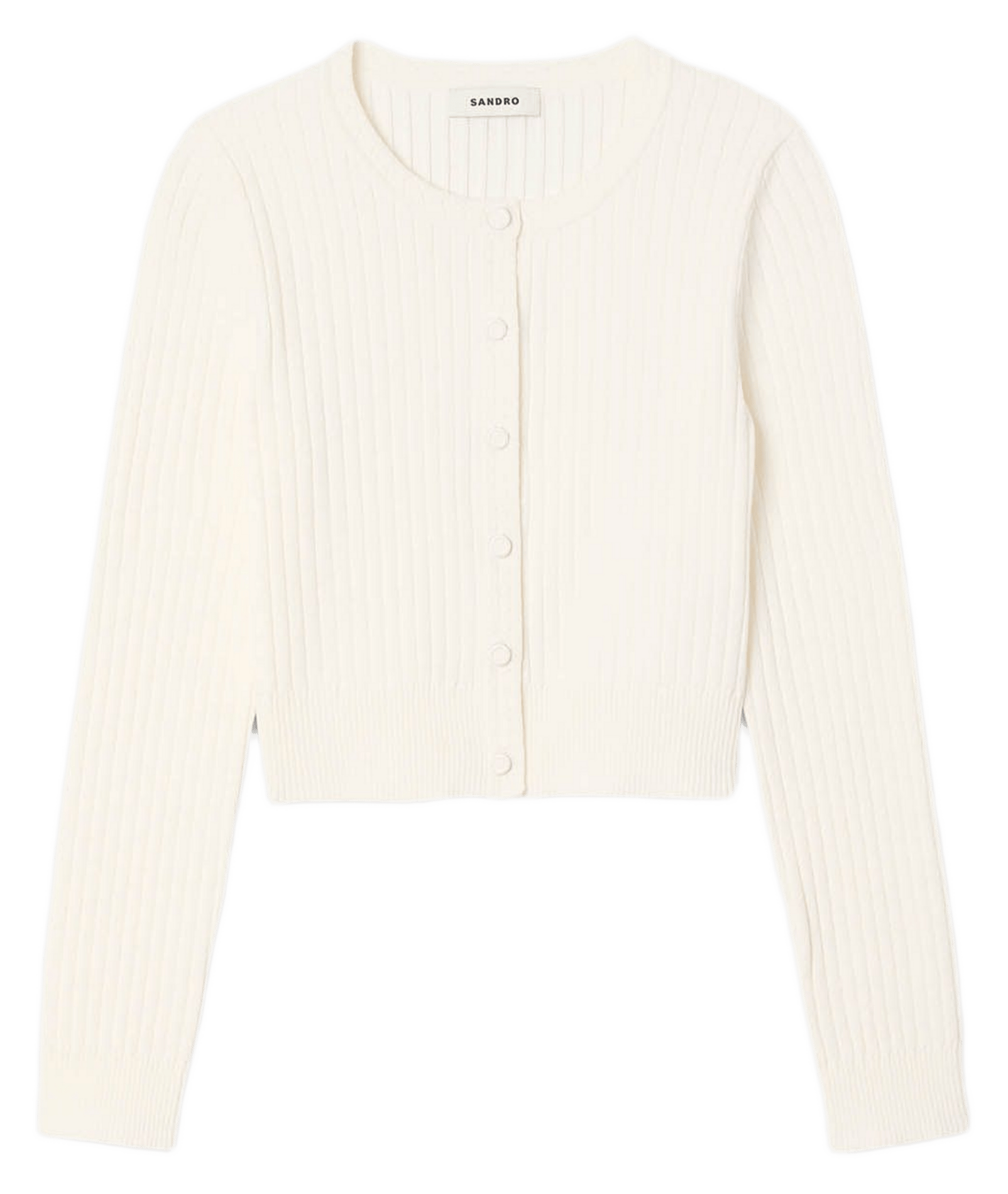 Gilet ajusté en maille SANDRO Beige