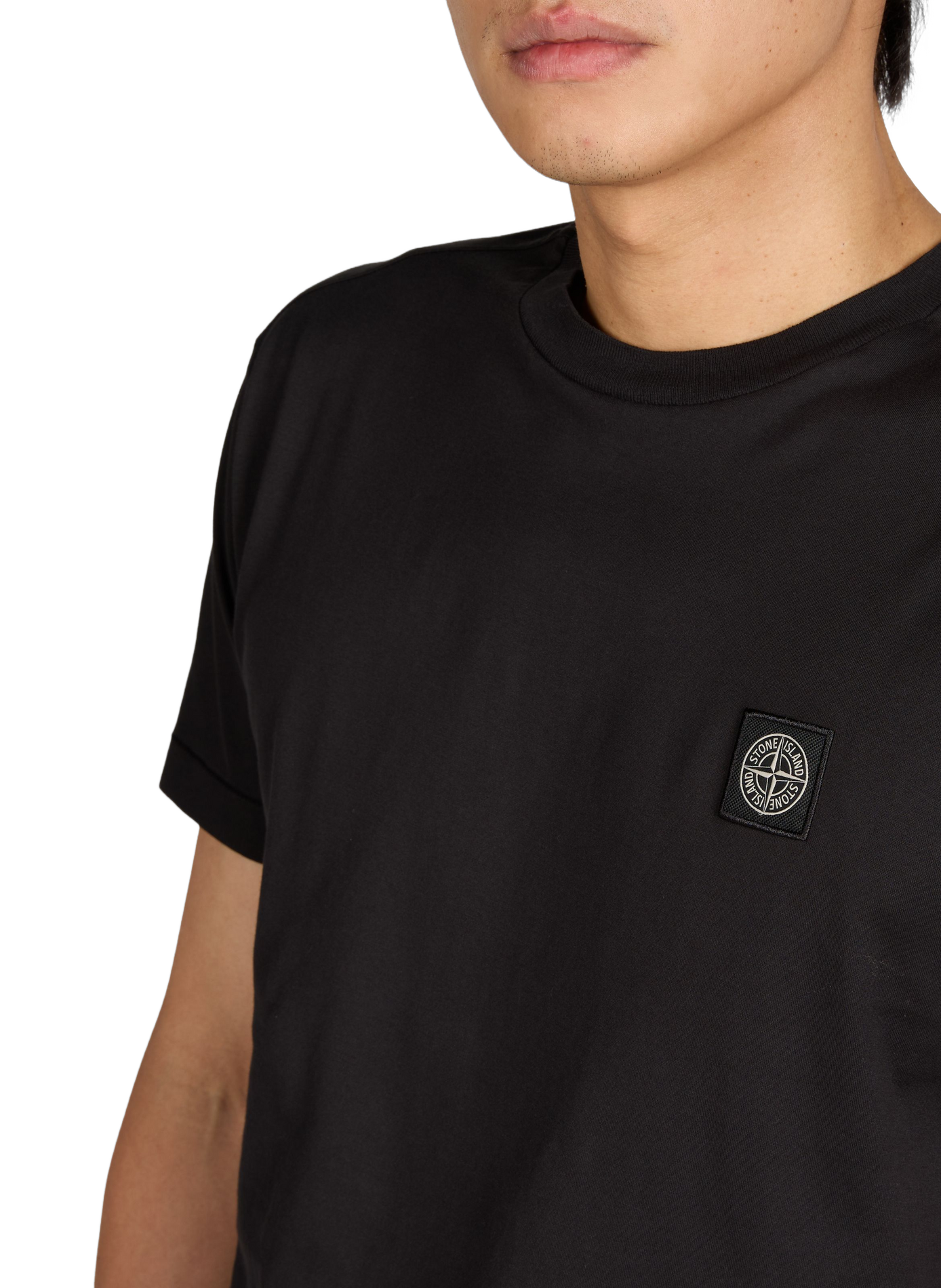T-shirt en coton STONE ISLAND Noir